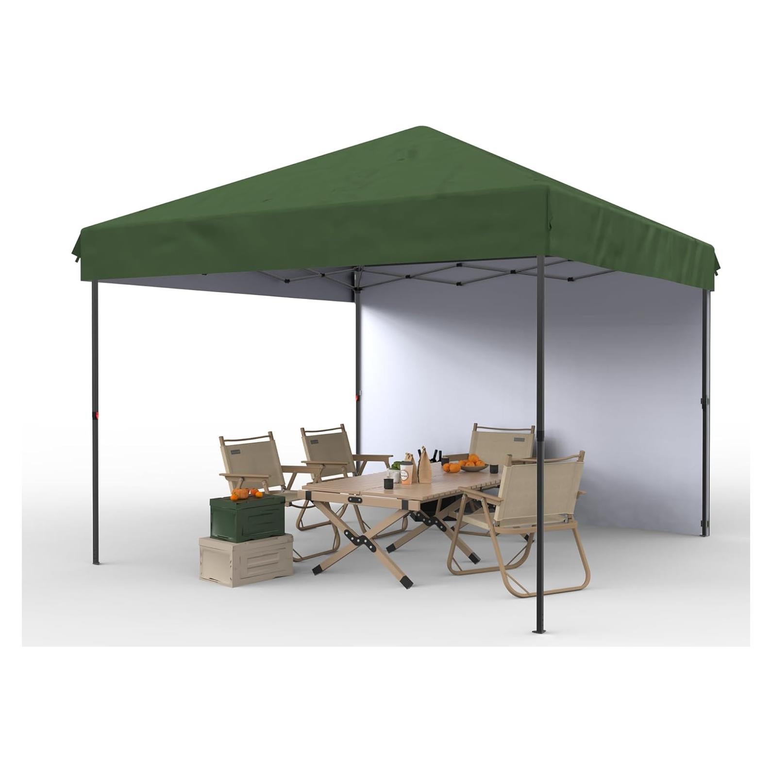 Carpa Plegable Garvee 10x10 Verde Resistente al Agua