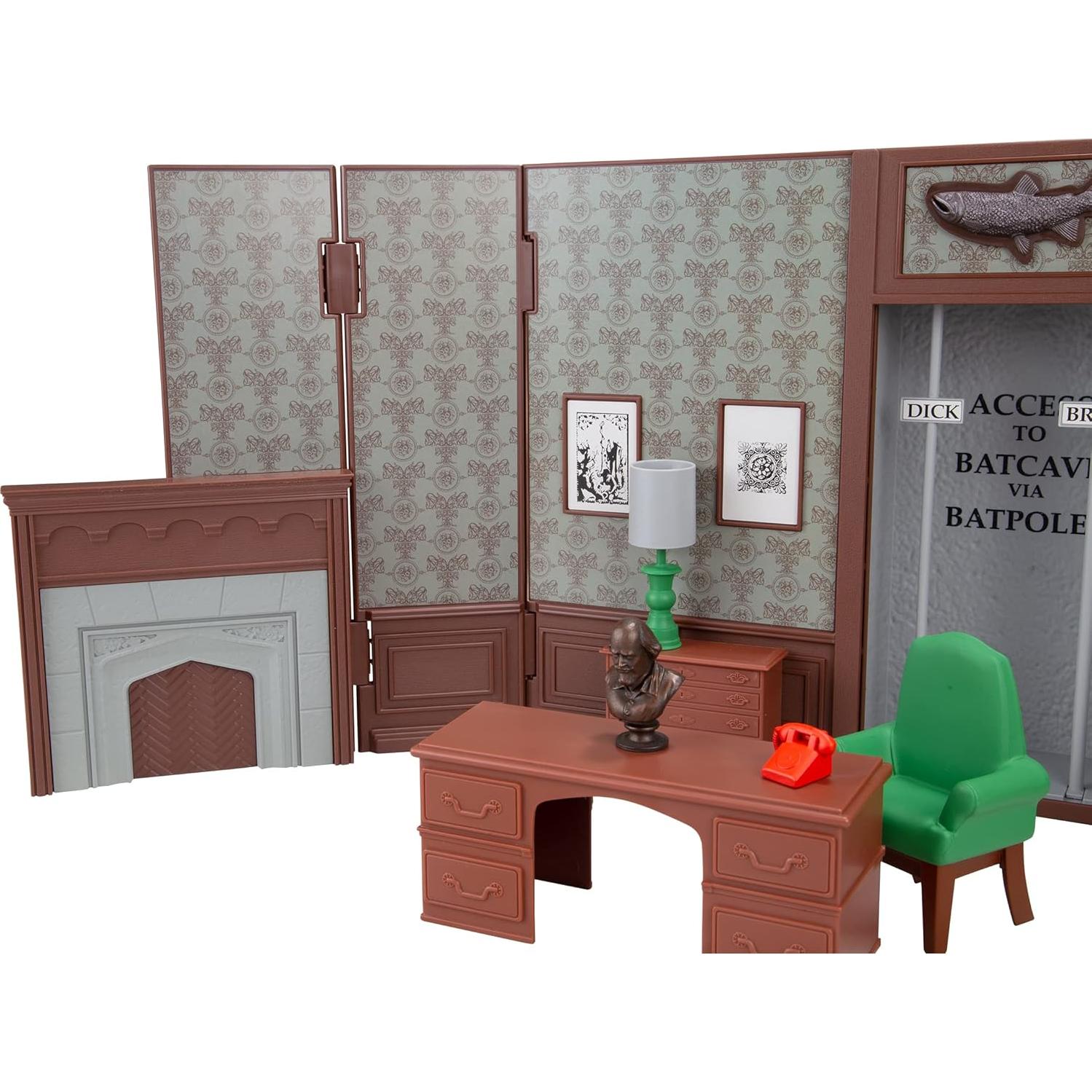 Playset Biblioteca Wayne Manor McFarlane Toys Batman 66