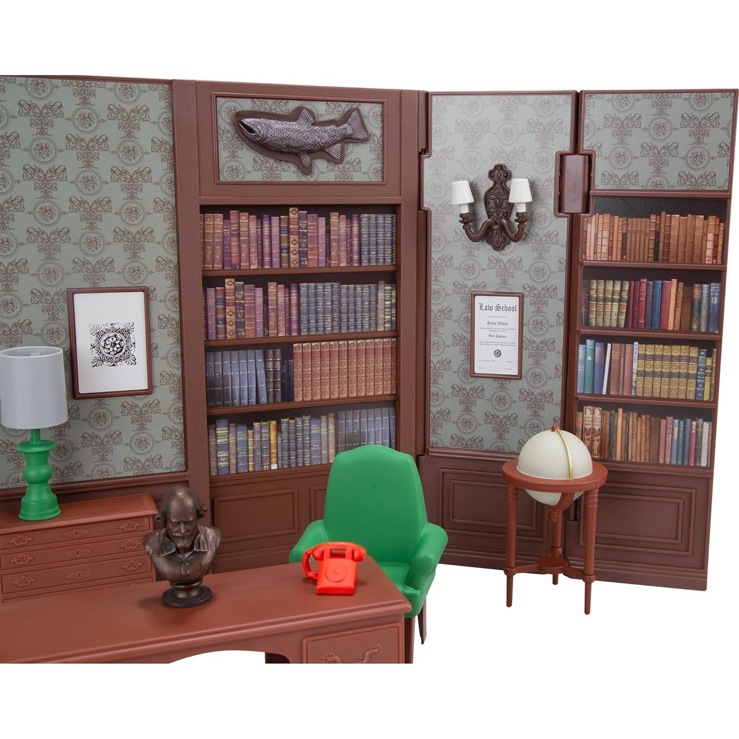 Playset Biblioteca Wayne Manor McFarlane Toys Batman 66