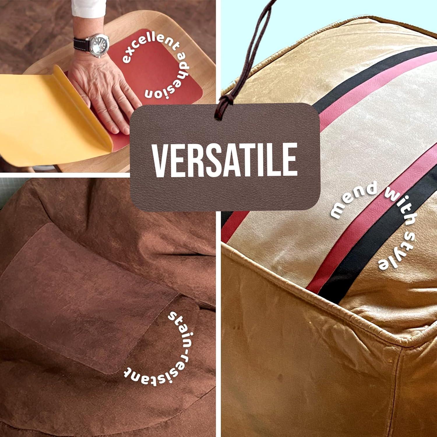 Parche Autoadhesivo MastaPlasta XL Ante Negro 28x20cm