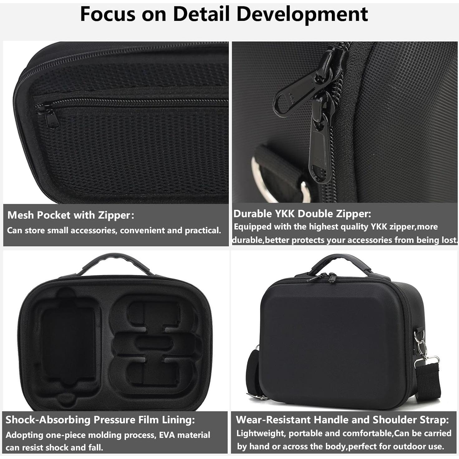 Funda de Transporte Flyekist para DJI Neo - Negra, Resistente y Portátil