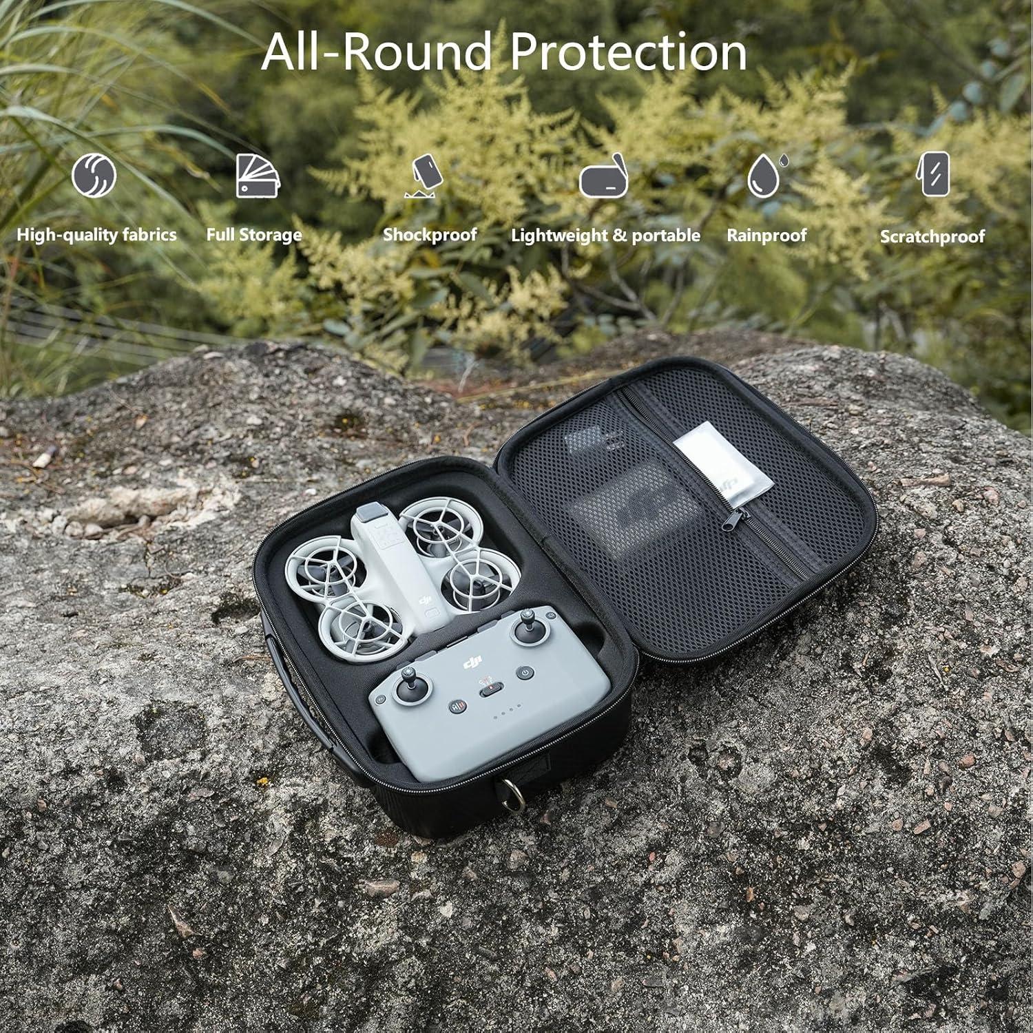 Funda de Transporte Flyekist para DJI Neo - Negra, Resistente y Portátil