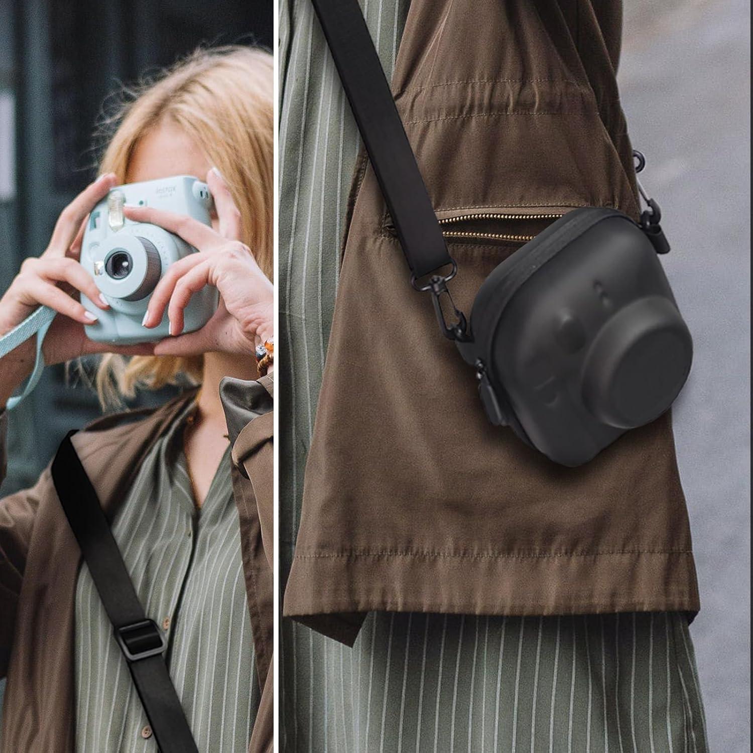 Funda Protectora Kuprusar para Cámara Instax Mini 12/99 Negra