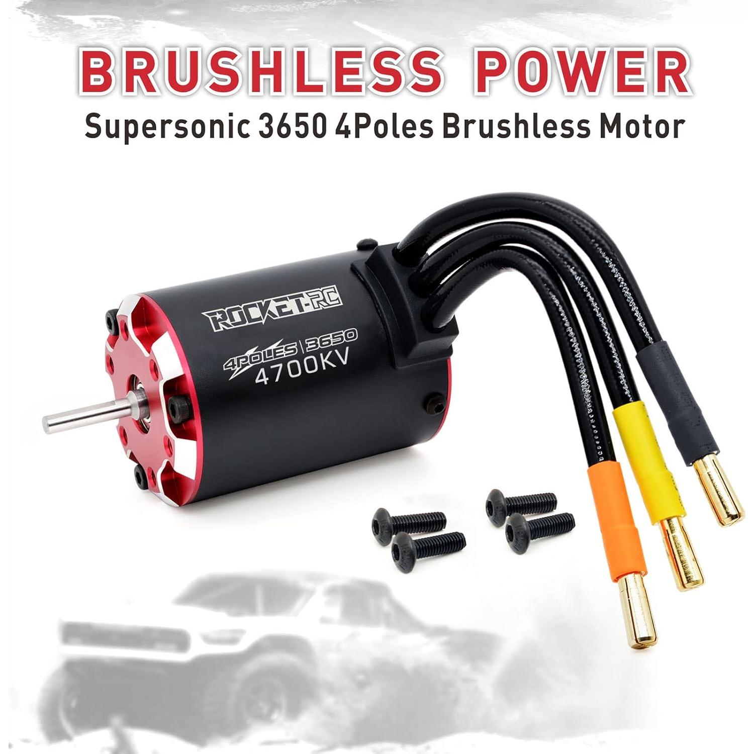 Motor Sin Escobillas Surpass Hobby 3650 4700KV para RC 1/10