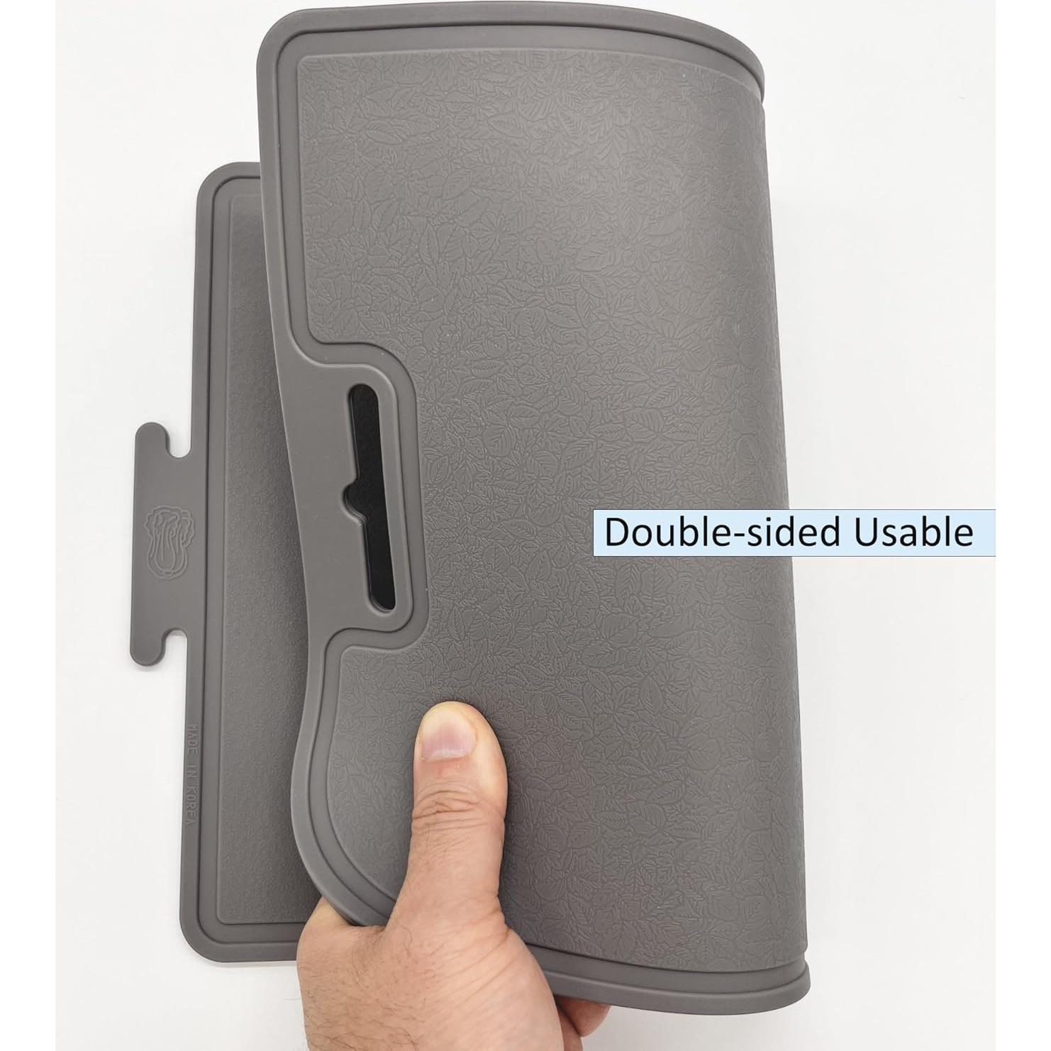 Tabla de Cortar de Silicona Plegable CozyMomDeco 36.5x24.6cm Gris