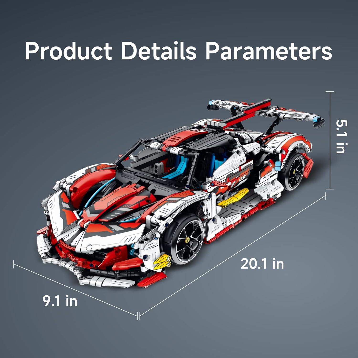 Kit de Construcción de Super Coches QIHU 9809-2 2277 PCS