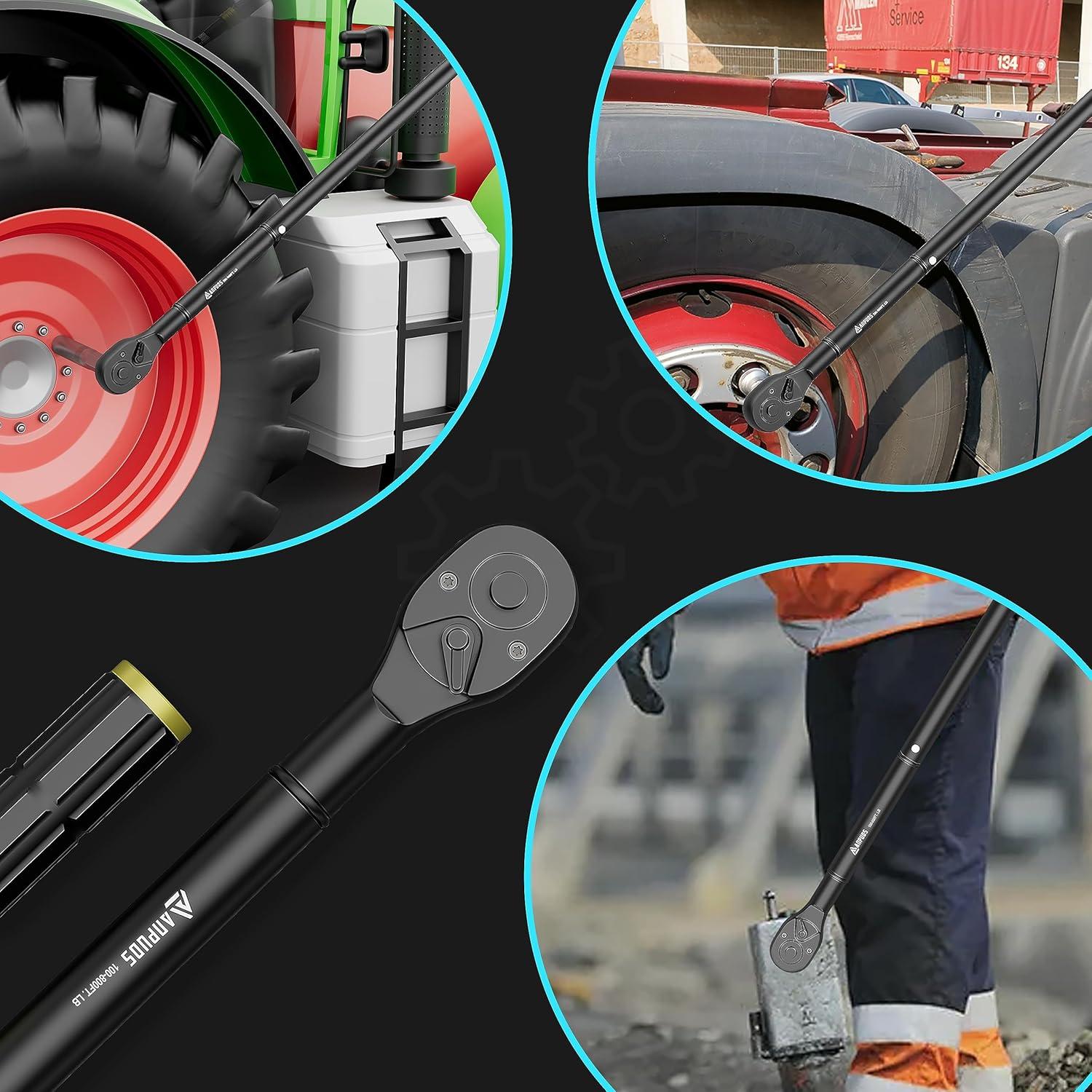 Llave de Torque ANPUDS 3/4" 100-800 Nm Doble Dirección