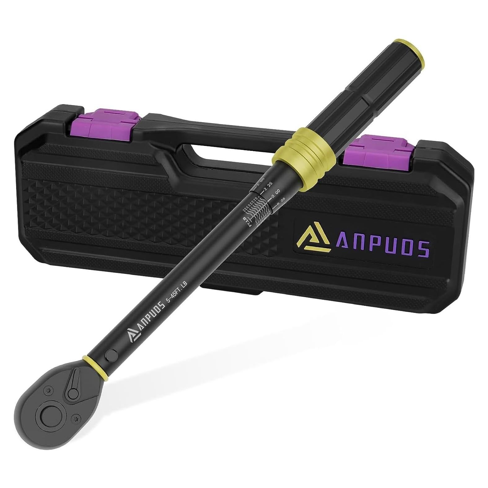 Llave de Torque ANPUDS 3/8" 5-45 Ft-Lb / 6.8-61 Nm Ligera