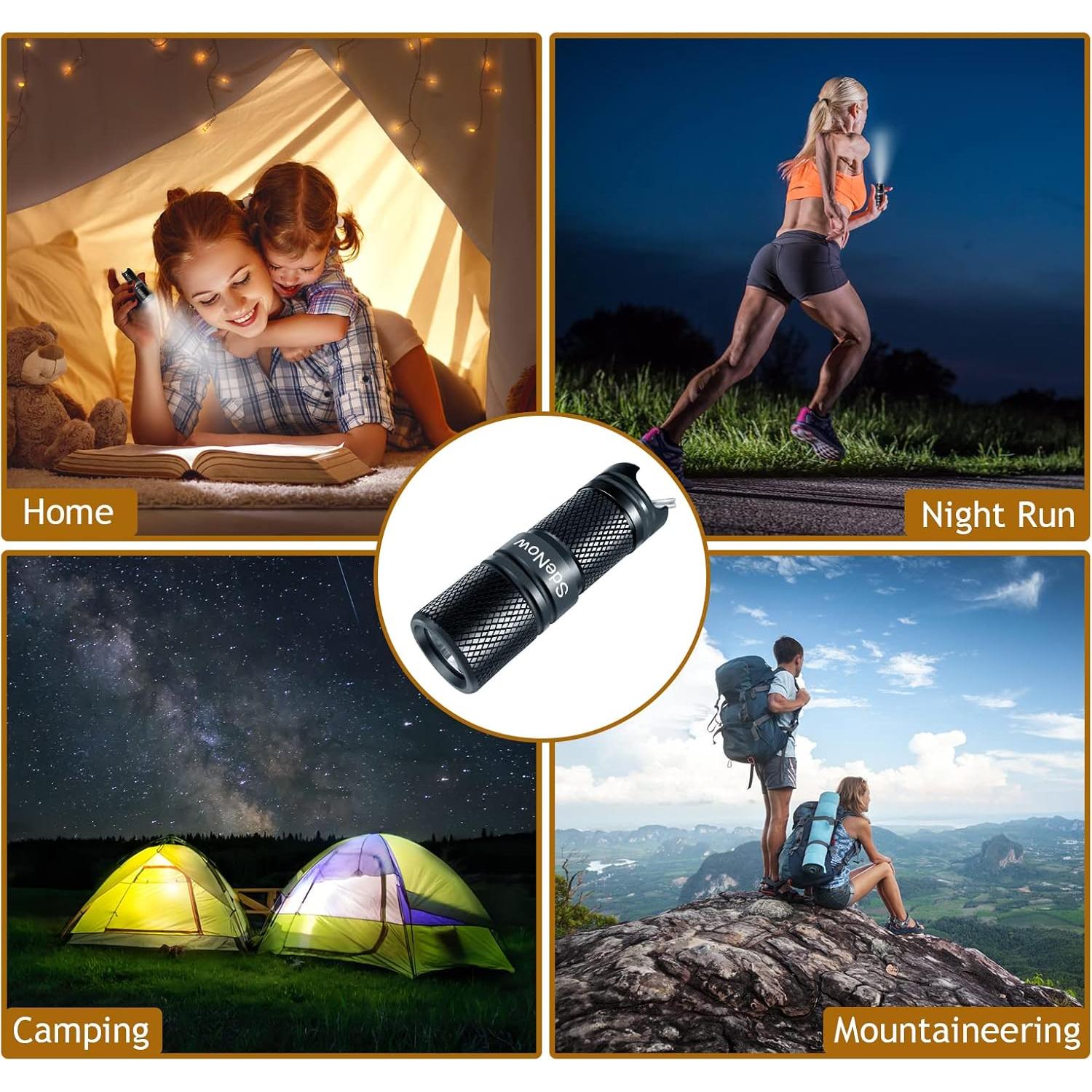 Linterna Mini SdeNow LED 200 Lúmenes Recargable USB IPX7