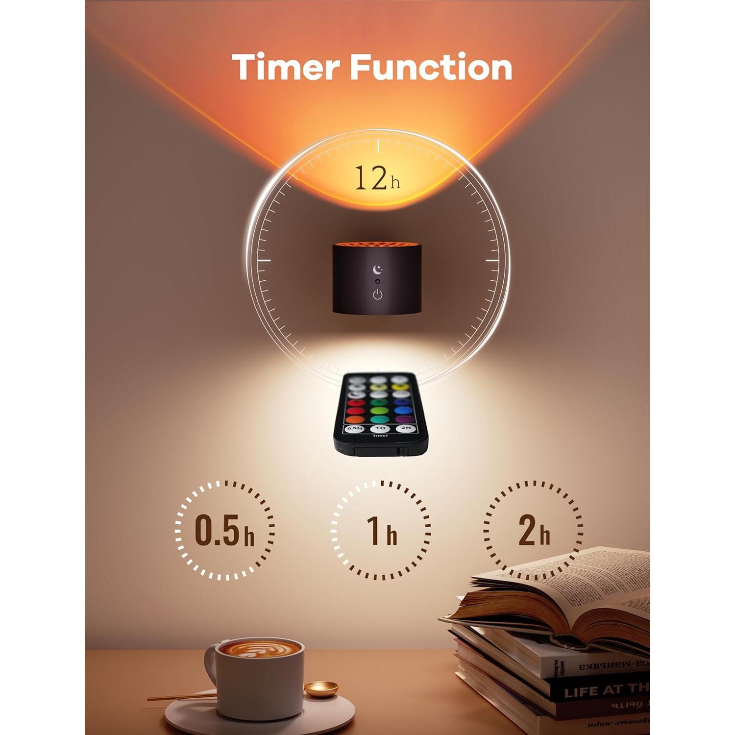 Luz de Pared Joyzy LED RGB Recargable con Control Remoto