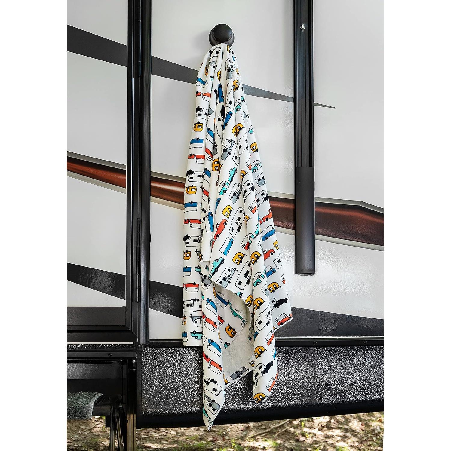 Gancho de Ventosa Mecánica Camco 44028 para Toallas - Negro