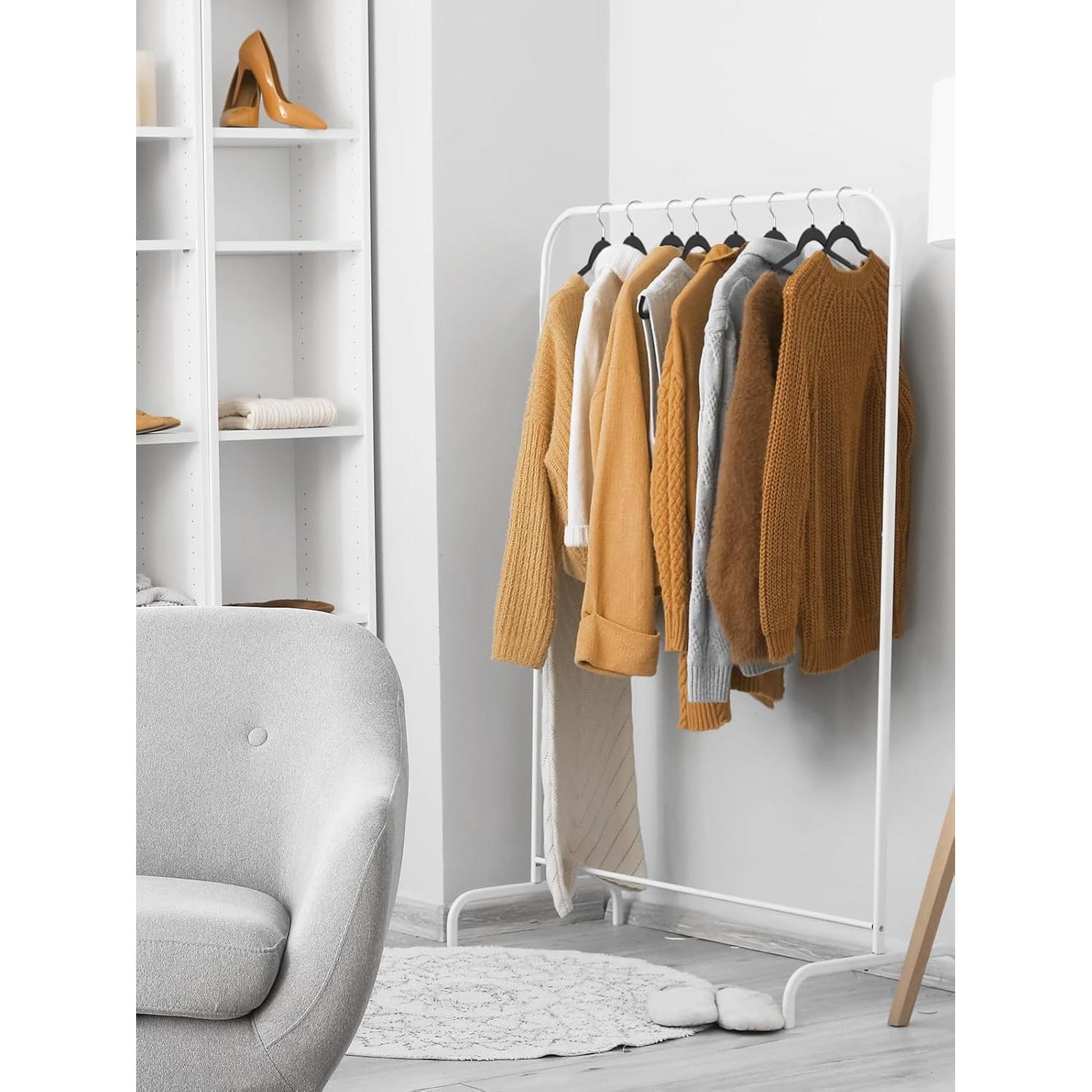 Perchas de Plástico SMARTOR 50 Unidades Alta Resistencia