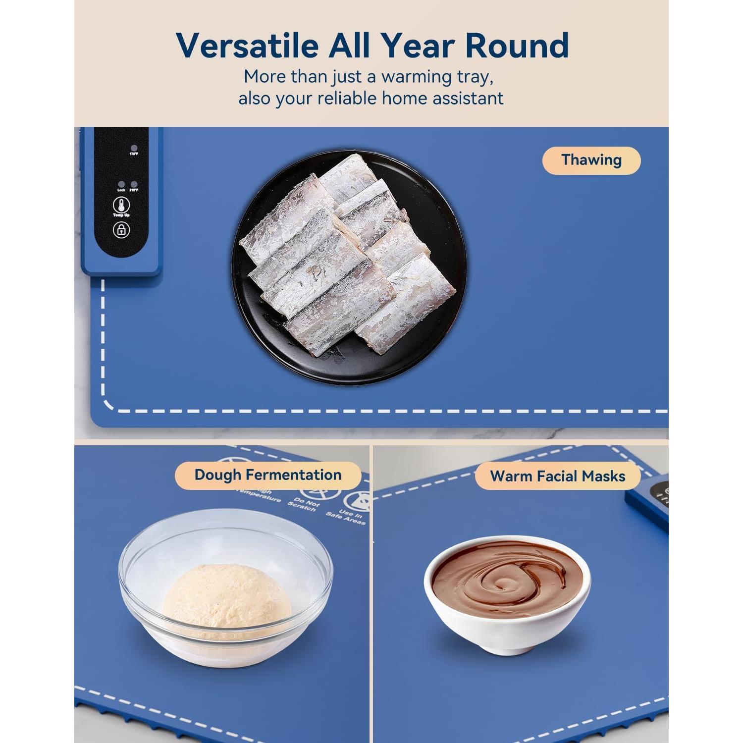 Bandeja Calentadora Eléctrica CAMKEY ZH-2401 60x38cm 3 Modos