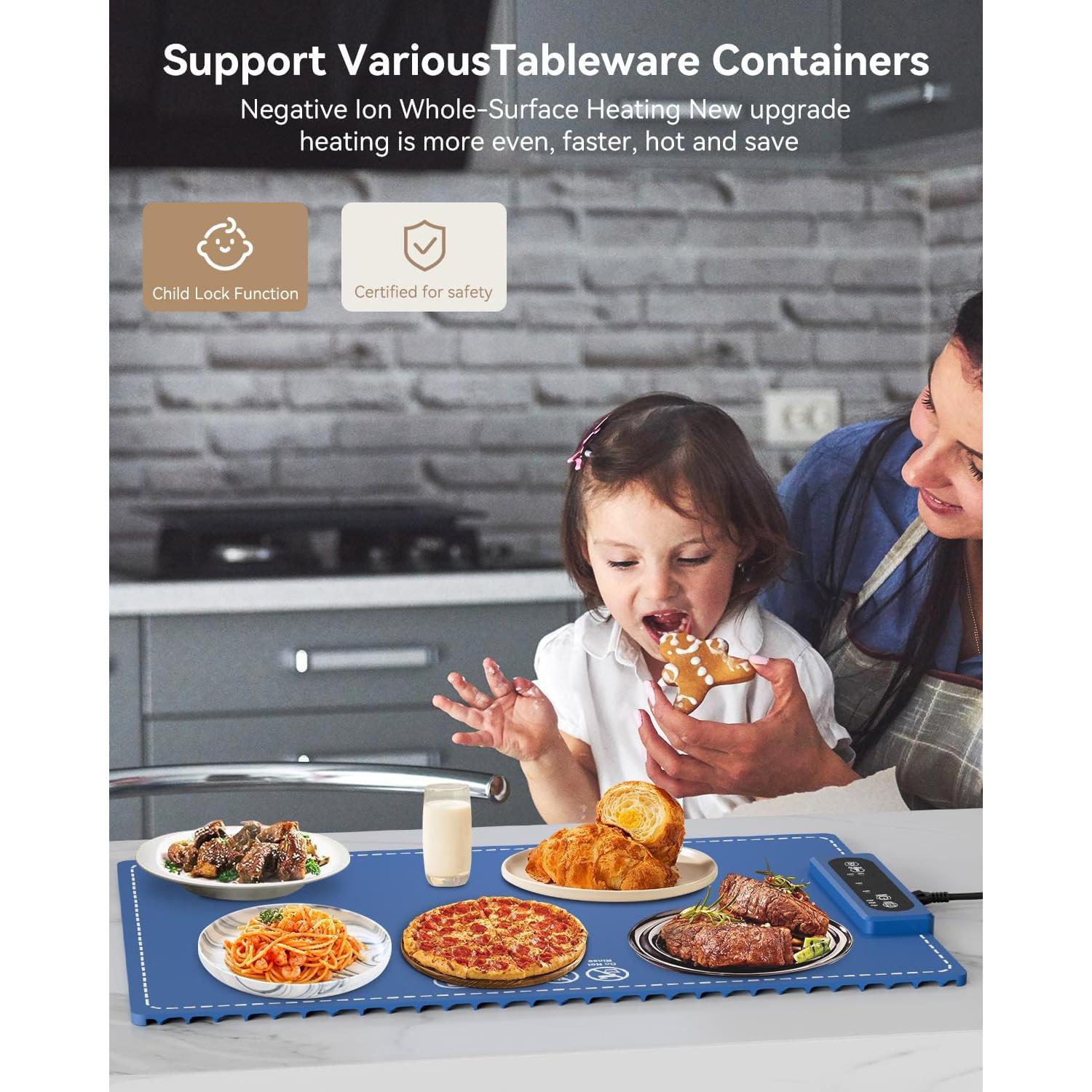 Bandeja Calentadora Eléctrica CAMKEY ZH-2401 60x38cm 3 Modos