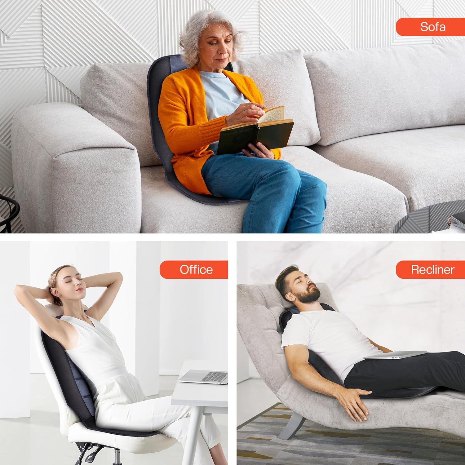 Almohadilla de Masaje CILI CL-2613 con Calor y 10 Motores