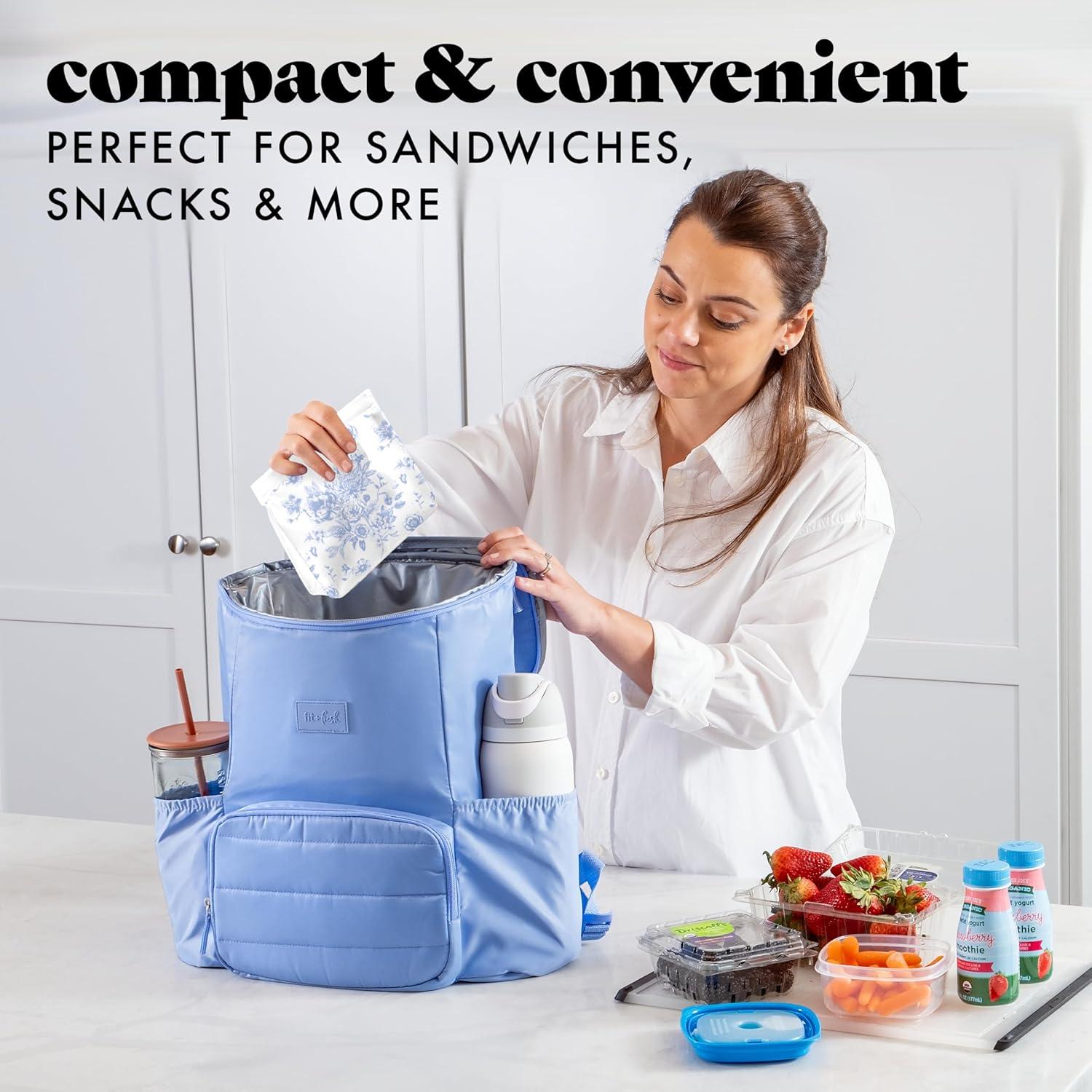 Bolsas de Almacenamiento Reutilizables Fit & Fresh 3 Piezas PEVA