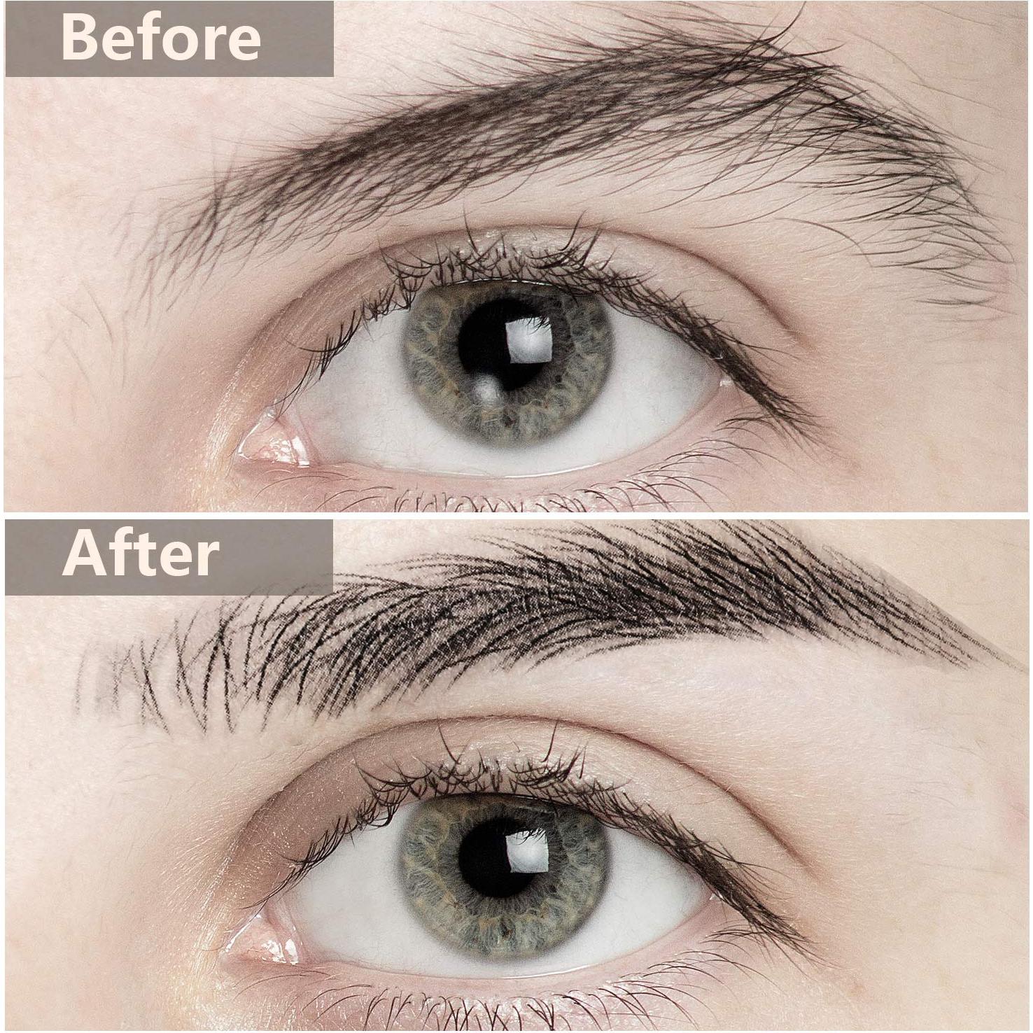 Stickers de Tatuajes de Cejas Blulu 9 Hojas 4D Impermeables