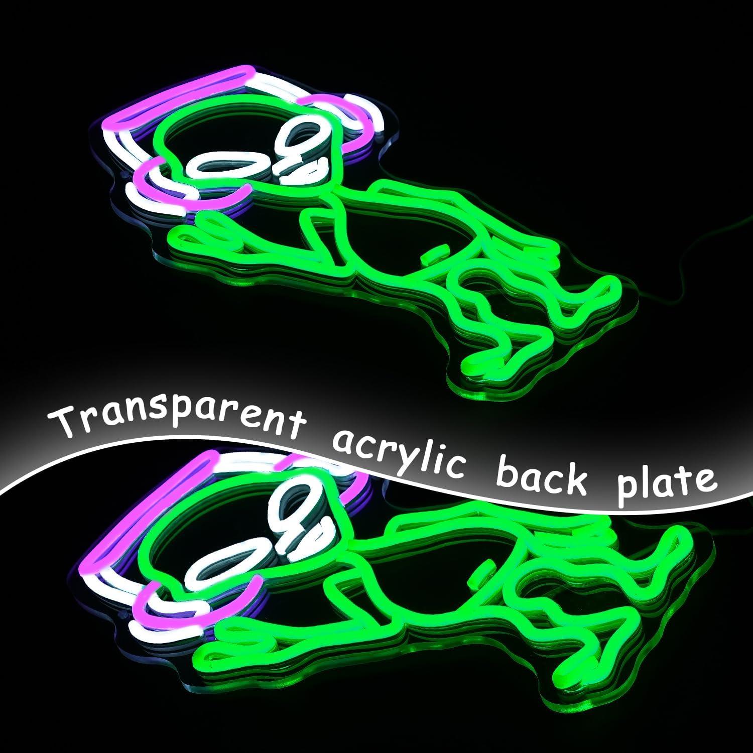 Luz de Neón Alienígena Alkkign 43x24 cm Regulable USB