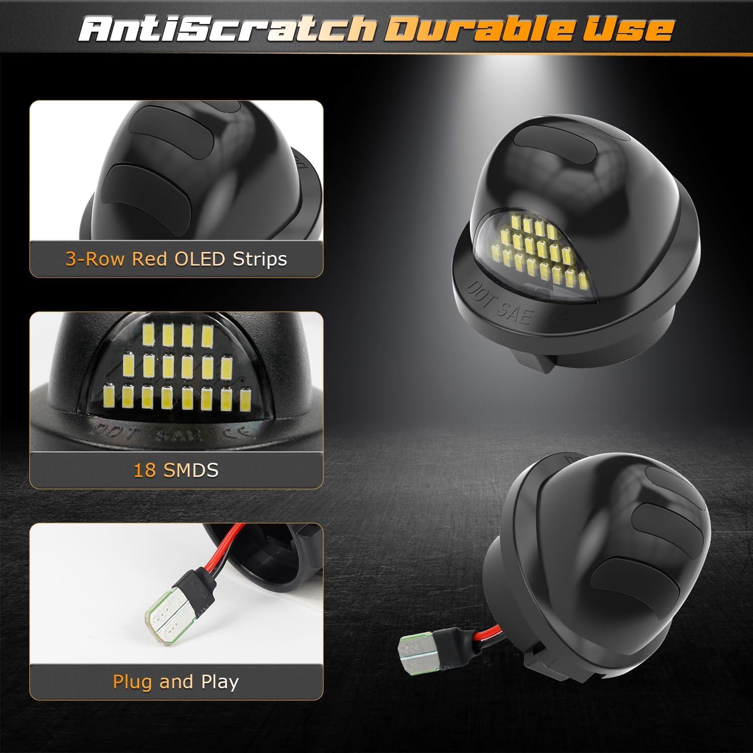 Luz de Placa de Licencia LED HERCOO para Ford y Lincoln