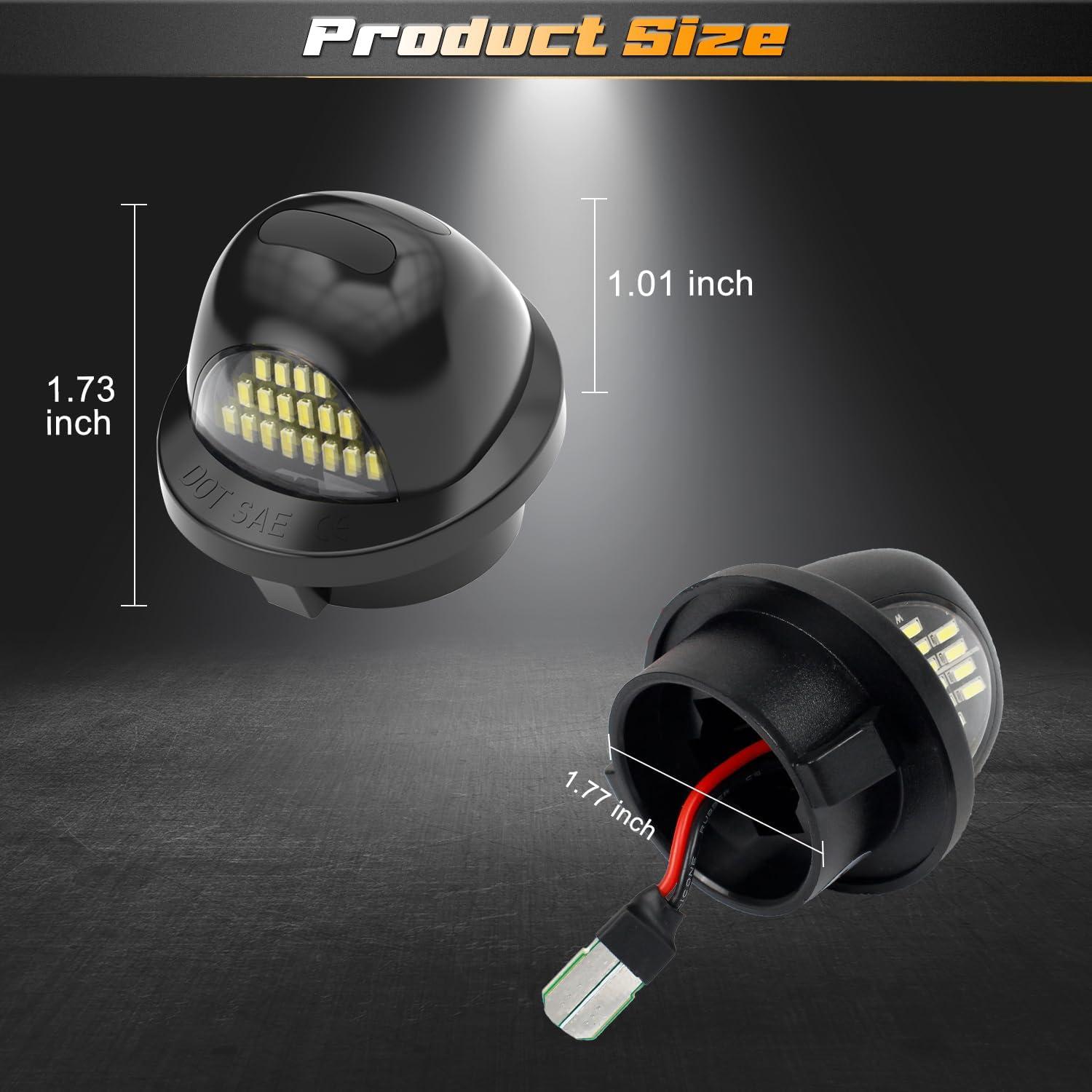 Luz de Placa de Licencia LED HERCOO para Ford y Lincoln
