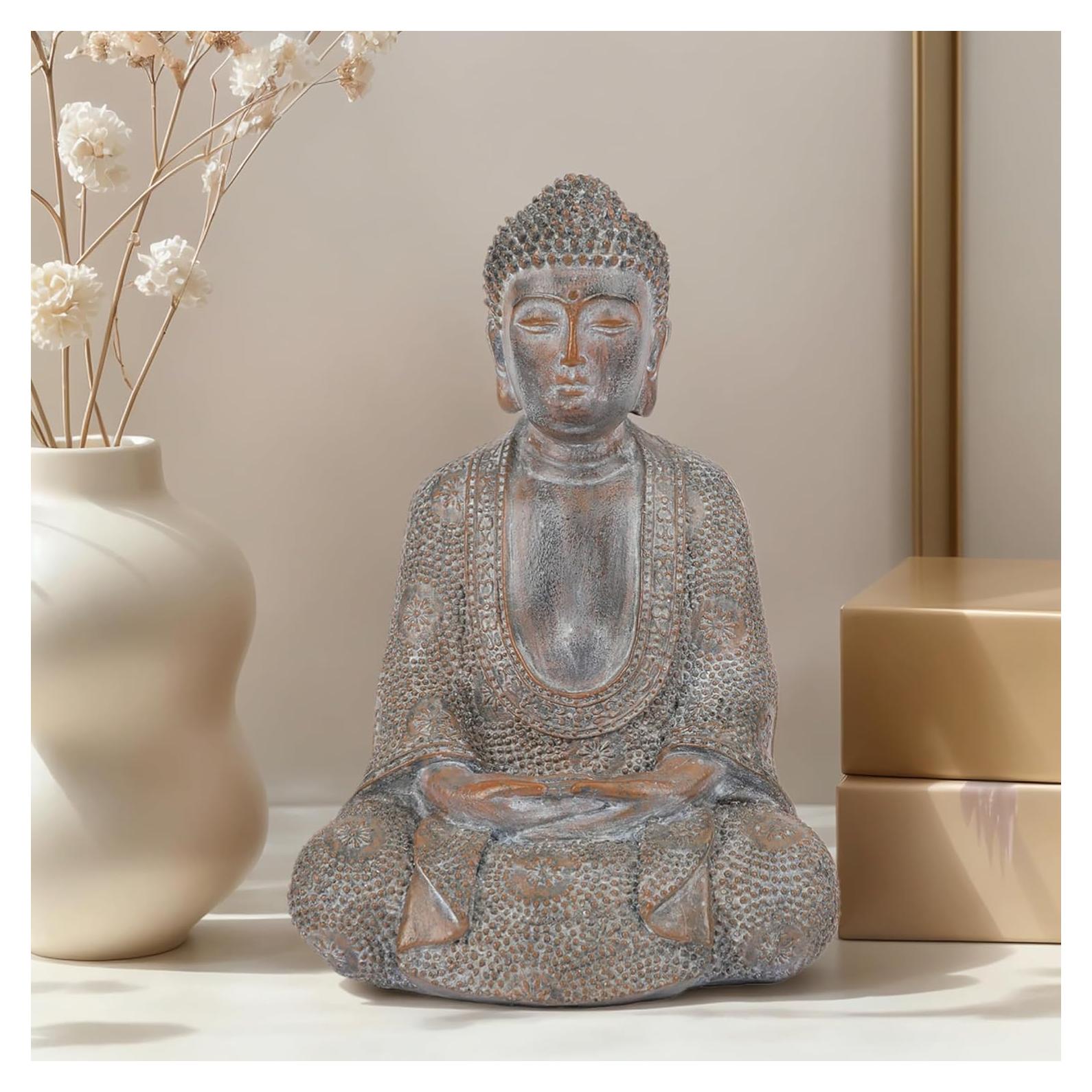 Estatua de Buda Tolatr de Resina 22 cm para Decoración Zen