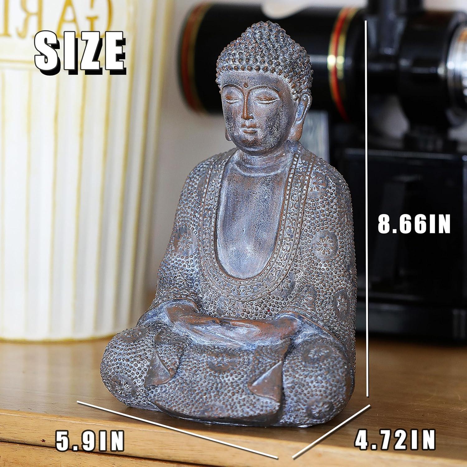 Estatua de Buda Tolatr de Resina 22 cm para Decoración Zen