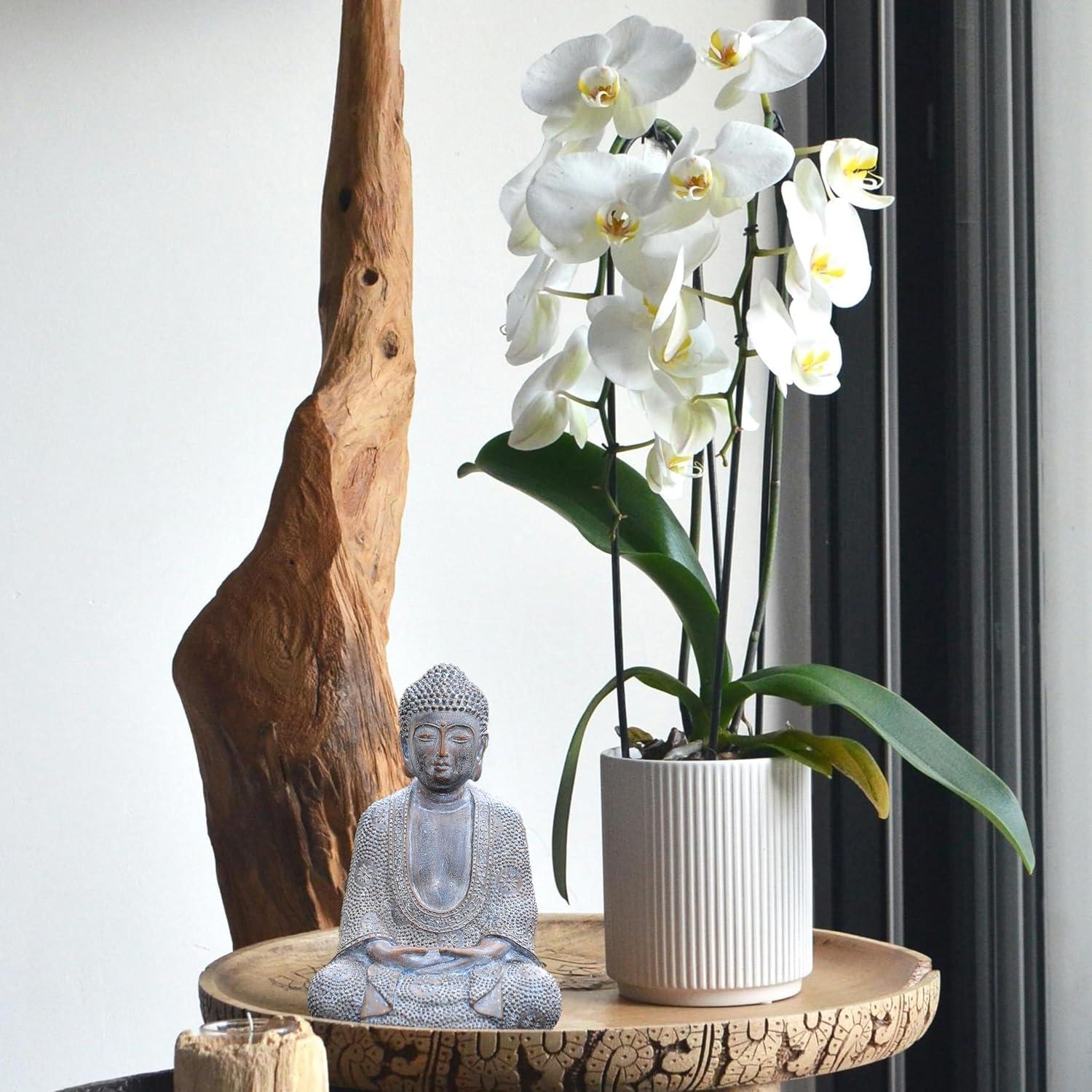 Estatua de Buda Tolatr de Resina 22 cm para Decoración Zen