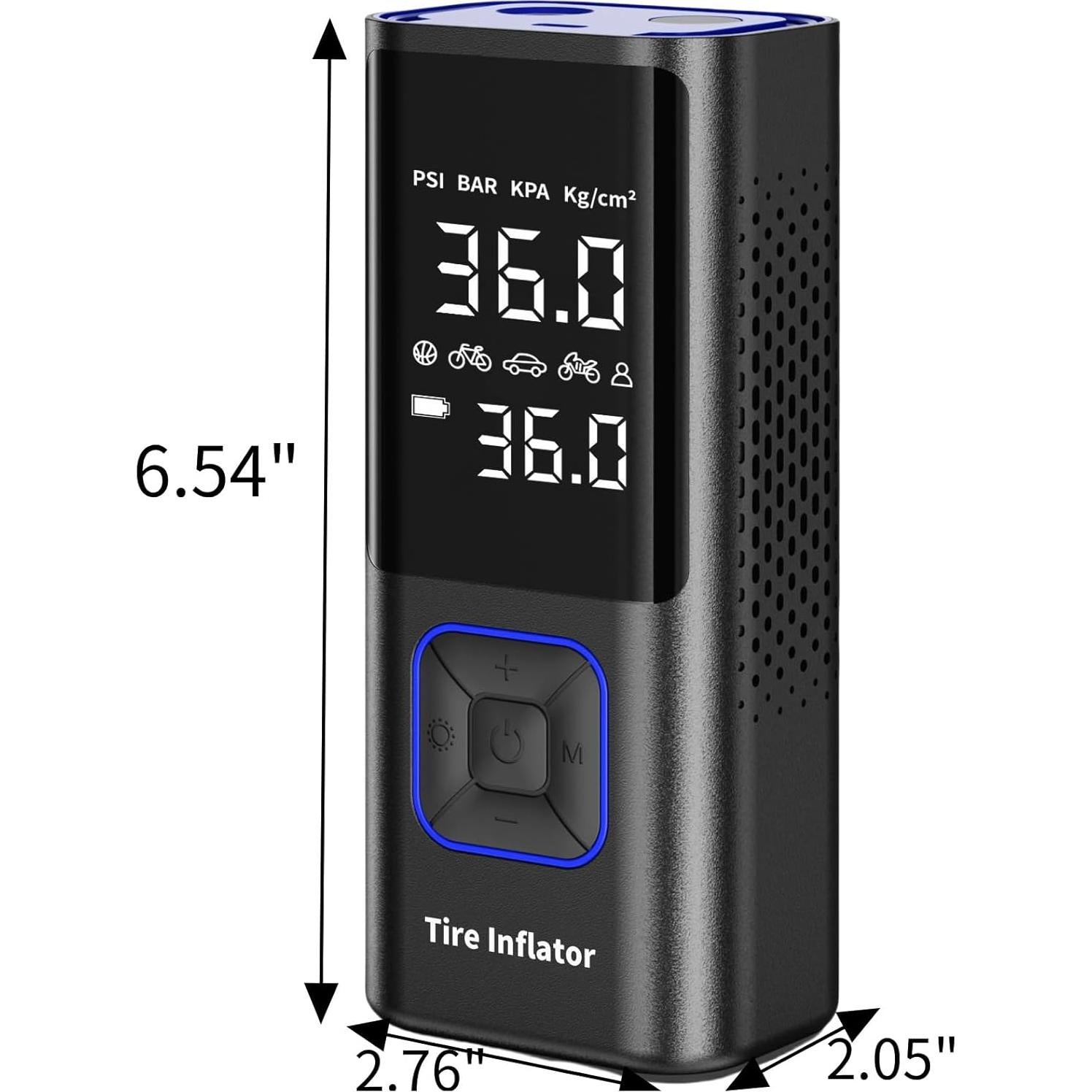 Compresor de Aire Portátil Powools ATJ-6988 150PSI Inalámbrico