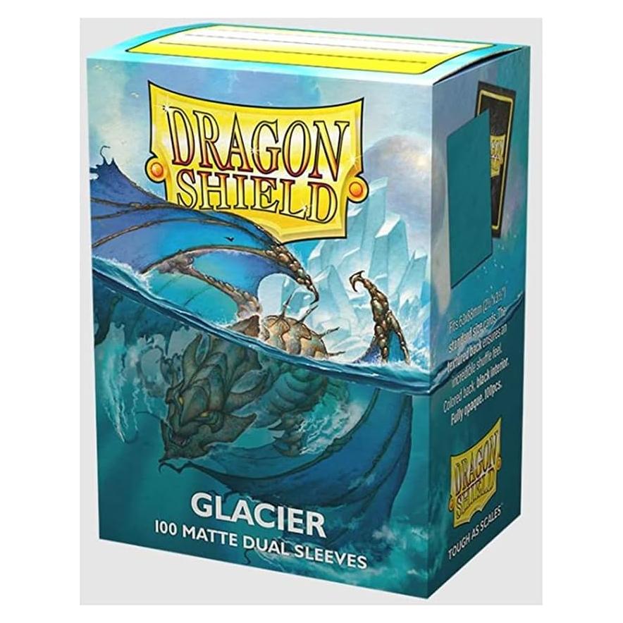 Mangas Dragon Shield Dual Mate Estándar 100 CT - Glaciar