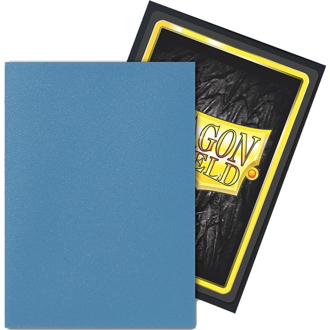 Mangas Duales Mate Dragon Shield 100 CT Tamaño Estándar Laguna