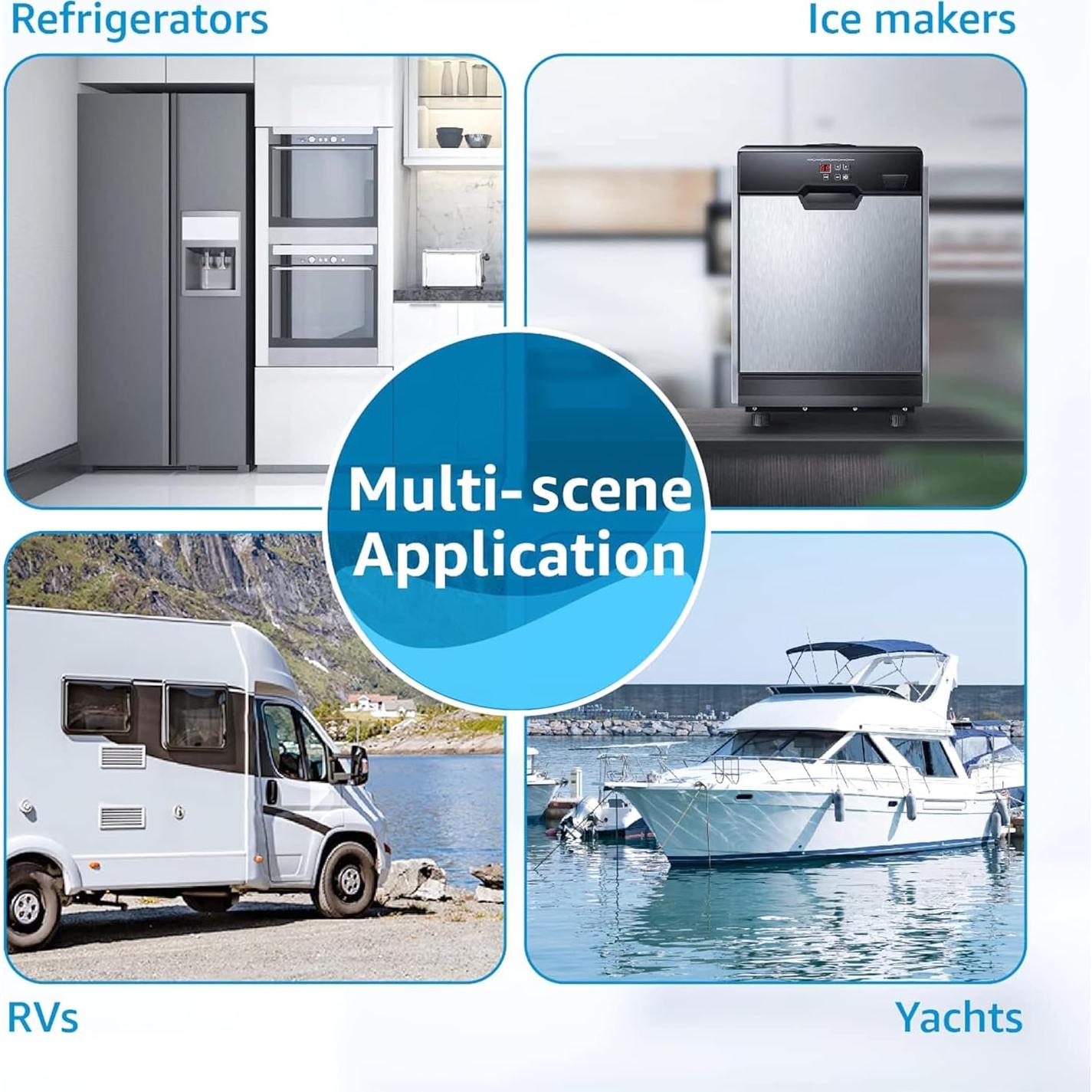 Filtro de Agua Inline Aqua Crest AQF-FF35, 2-Pack, NSF