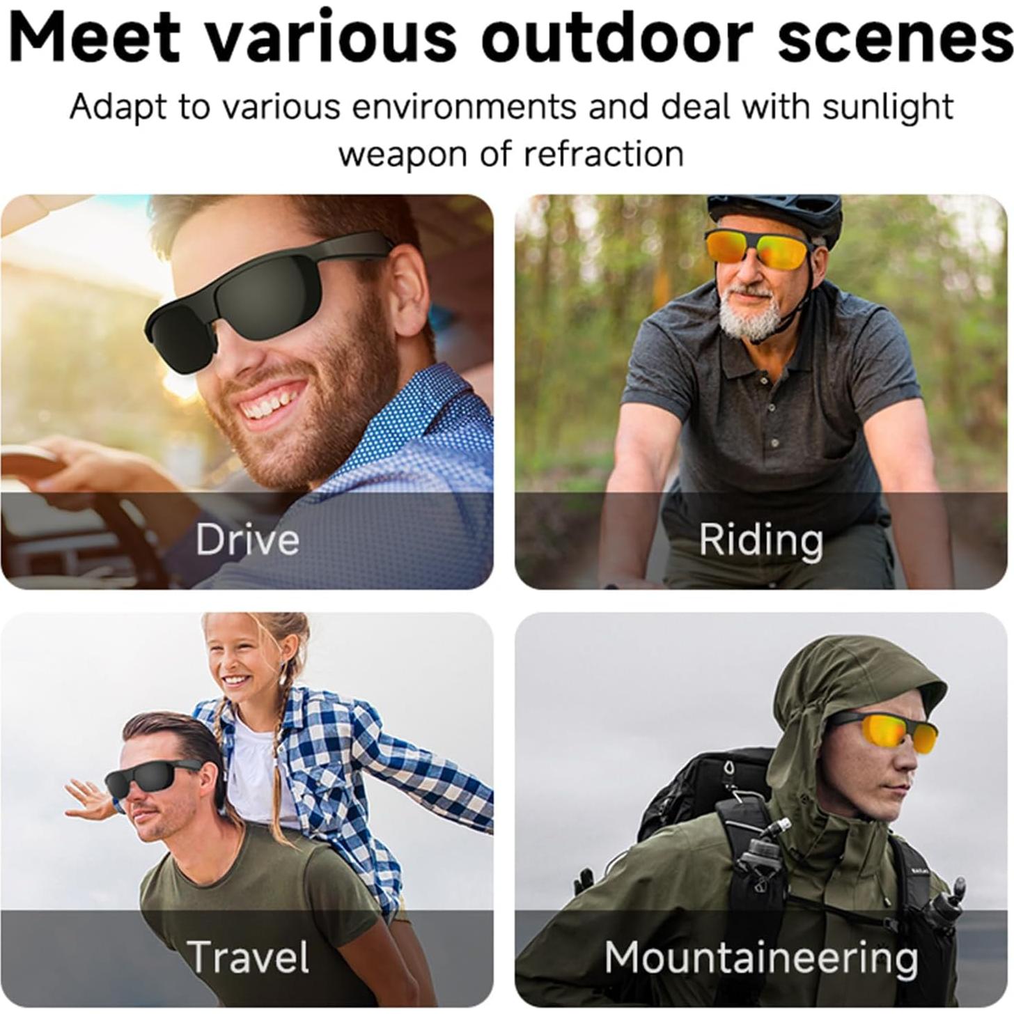 Gafas de sol Bluetooth CatXQ | Lentes polarizadas y música