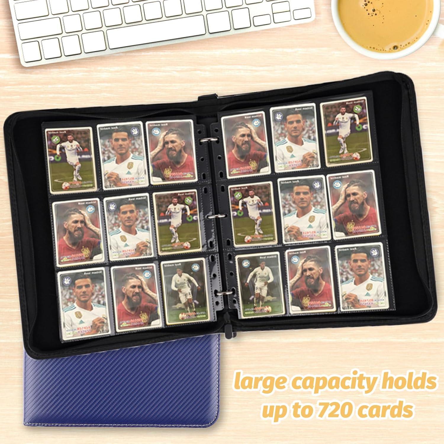 Carpeta de Tarjetas GERMUN TRADINGBINDER-003-1 720 Bolsillos Azul