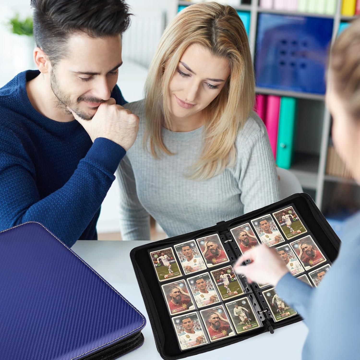 Carpeta de Tarjetas GERMUN TRADINGBINDER-003-1 720 Bolsillos Azul