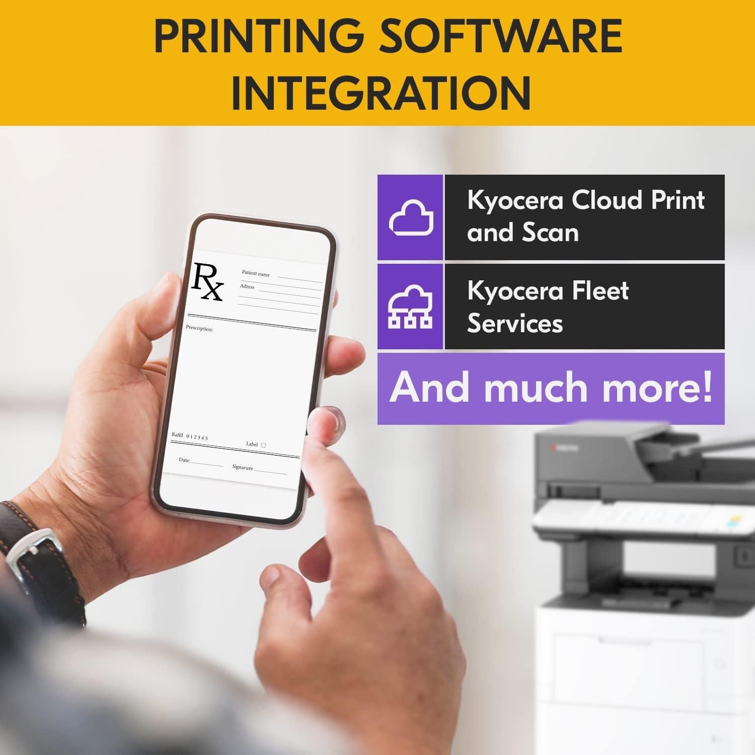 Impresora Láser Monocromática KYOCERA ECOSYS MA4500ifx 47 ppm