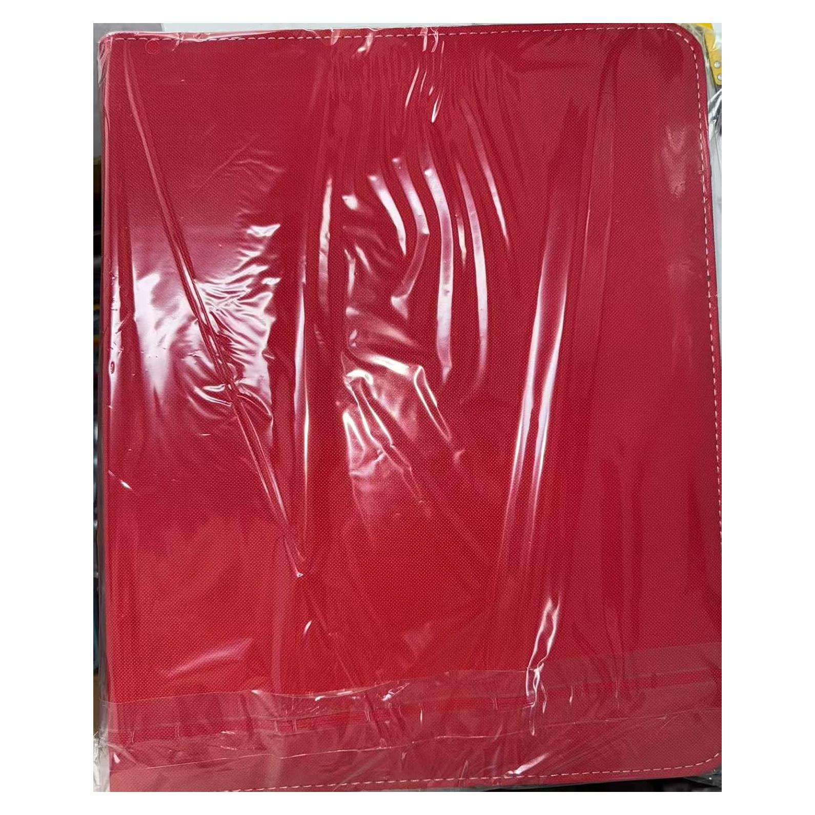 Carpeta de Cartas GERMUN 9 Bolsillos para 360 Cartas - Rojo