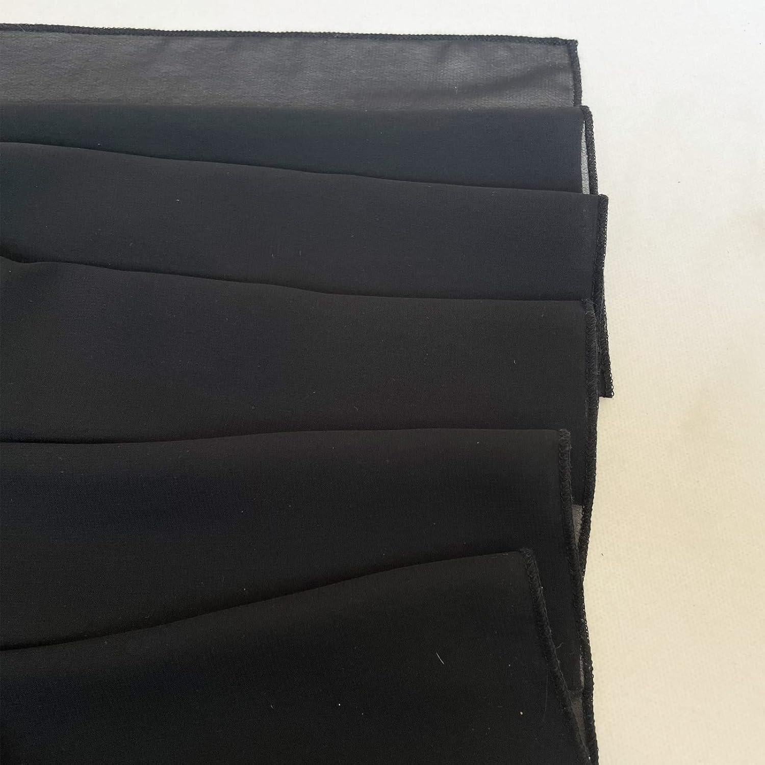 Cortinas de Gasa Transparente EHLDekol 3m x 3m para Bodas