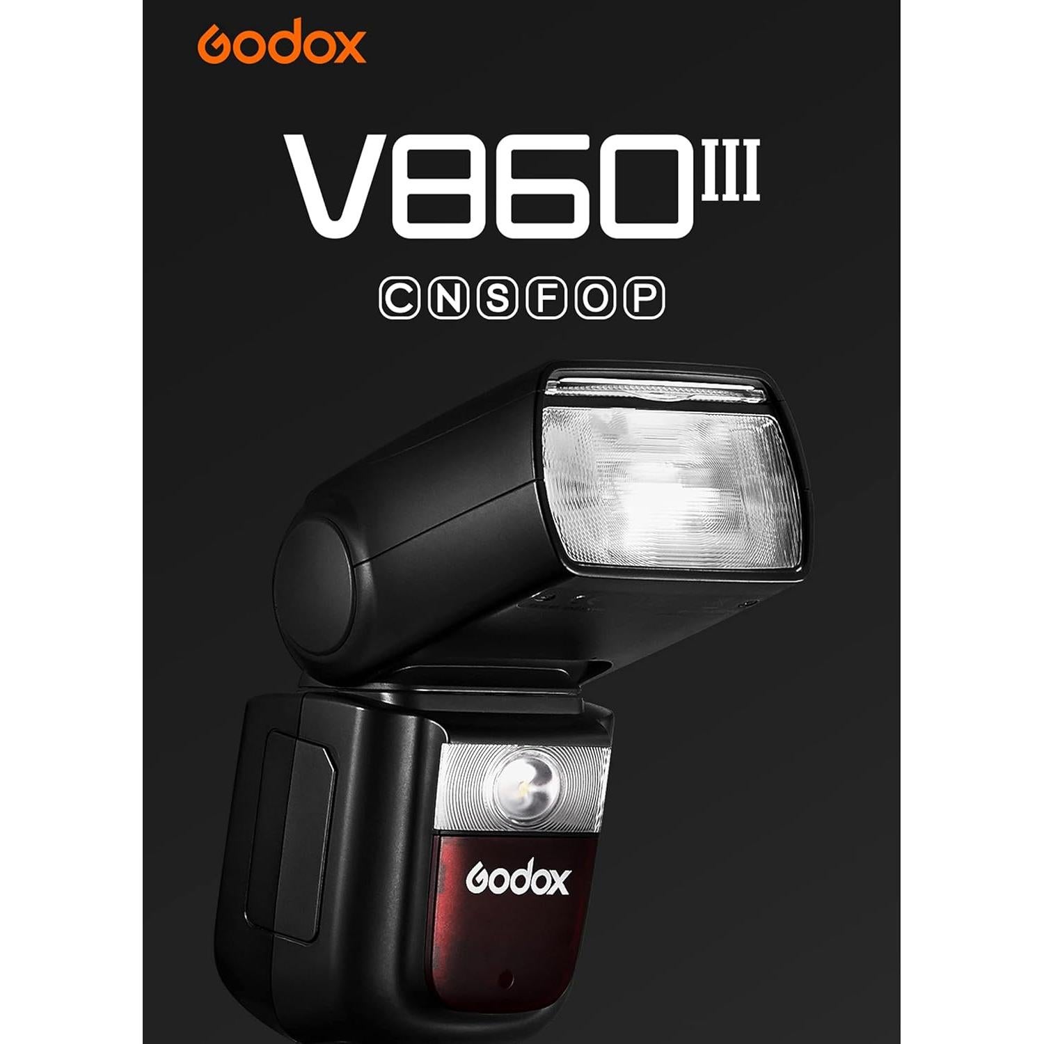 Flash Godox V860III-S para Cámara Sony, E-TTL II, 2600mAh