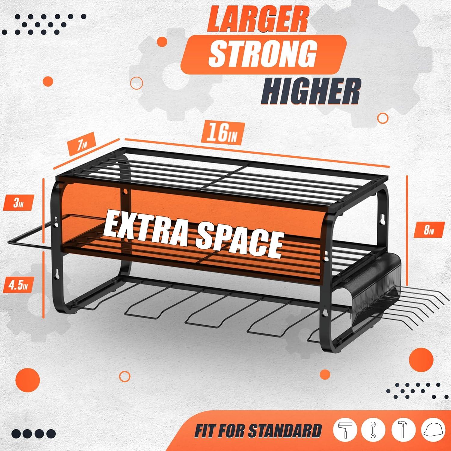 Organizador de Herramientas Zhirxo Montaje en Pared 3 Capas 90 Kg