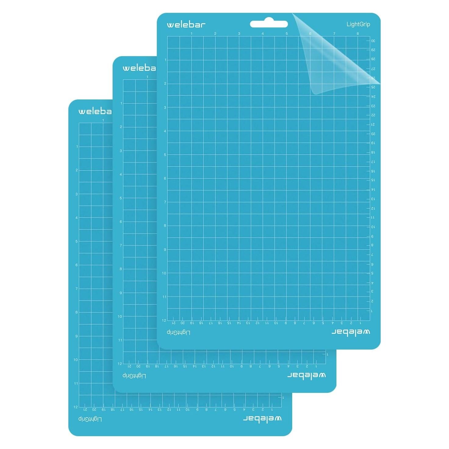 Mats de Corte Welebar 8.5"x12" para Cricut Joy Xtra - 3 Piezas