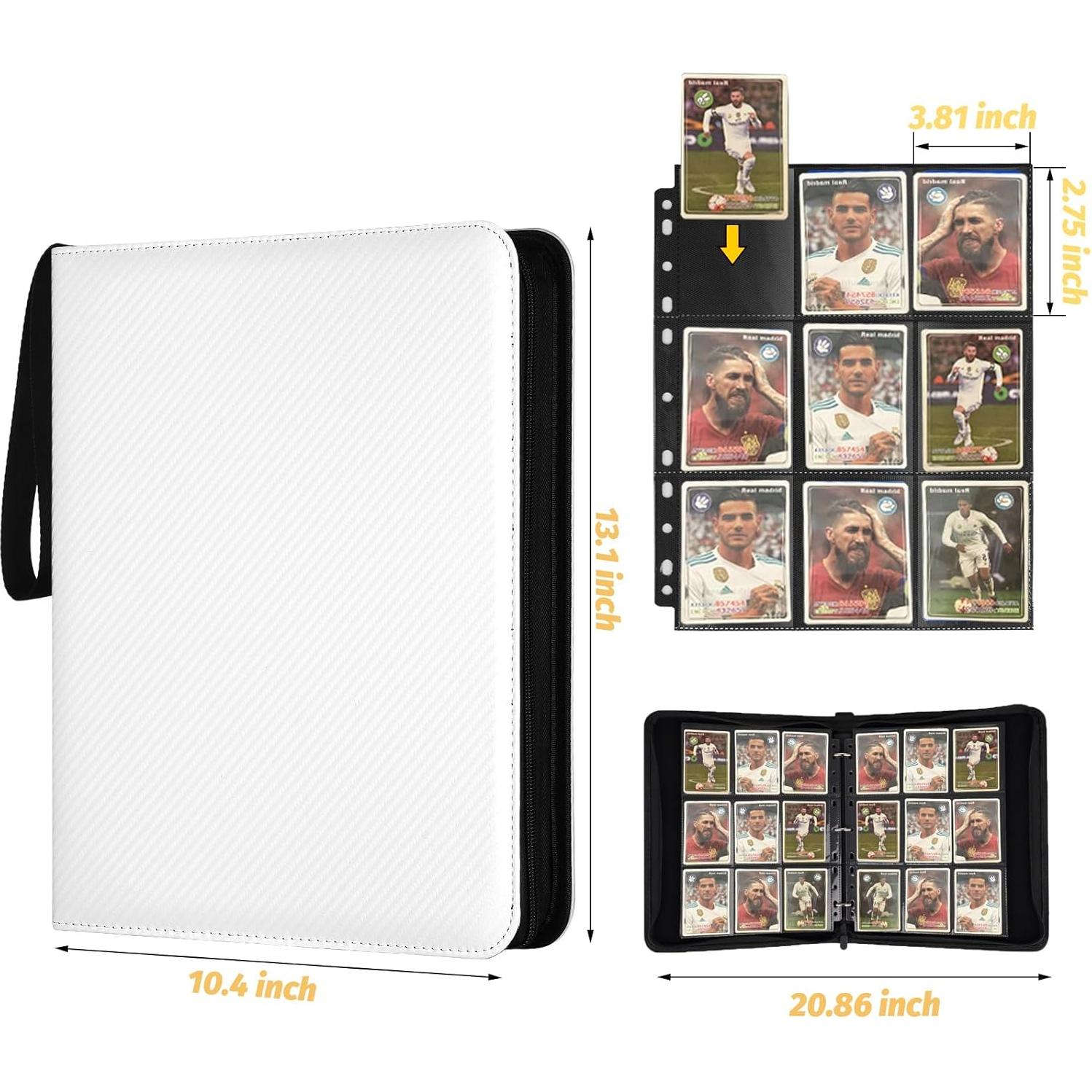 Carpeta de Tarjetas TradingBinder 720 Bolsillos Blanco
