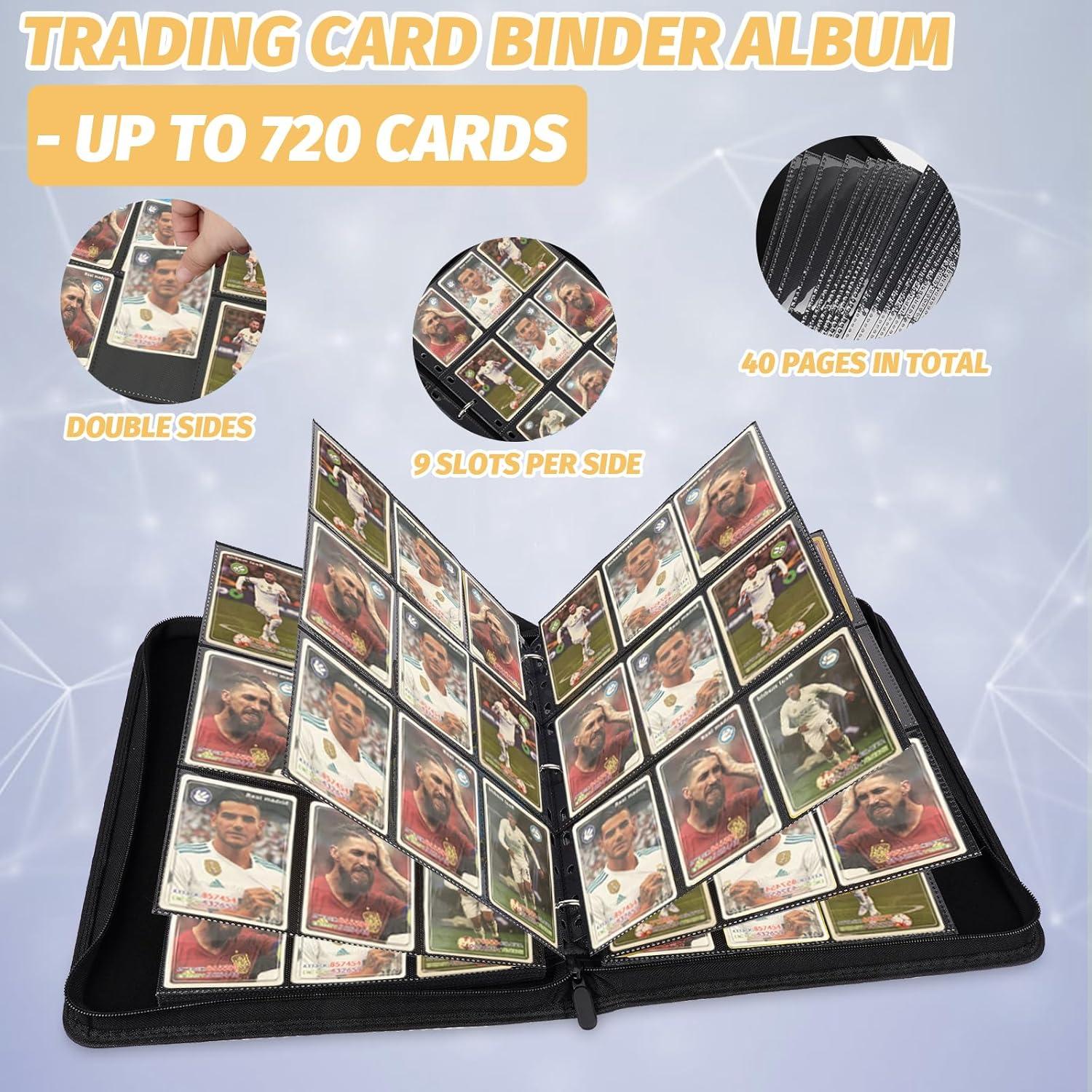 Carpeta de Tarjetas TradingBinder 720 Bolsillos Blanco