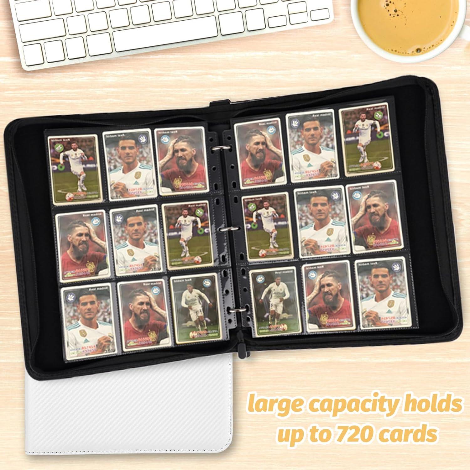 Carpeta de Tarjetas TradingBinder 720 Bolsillos Blanco