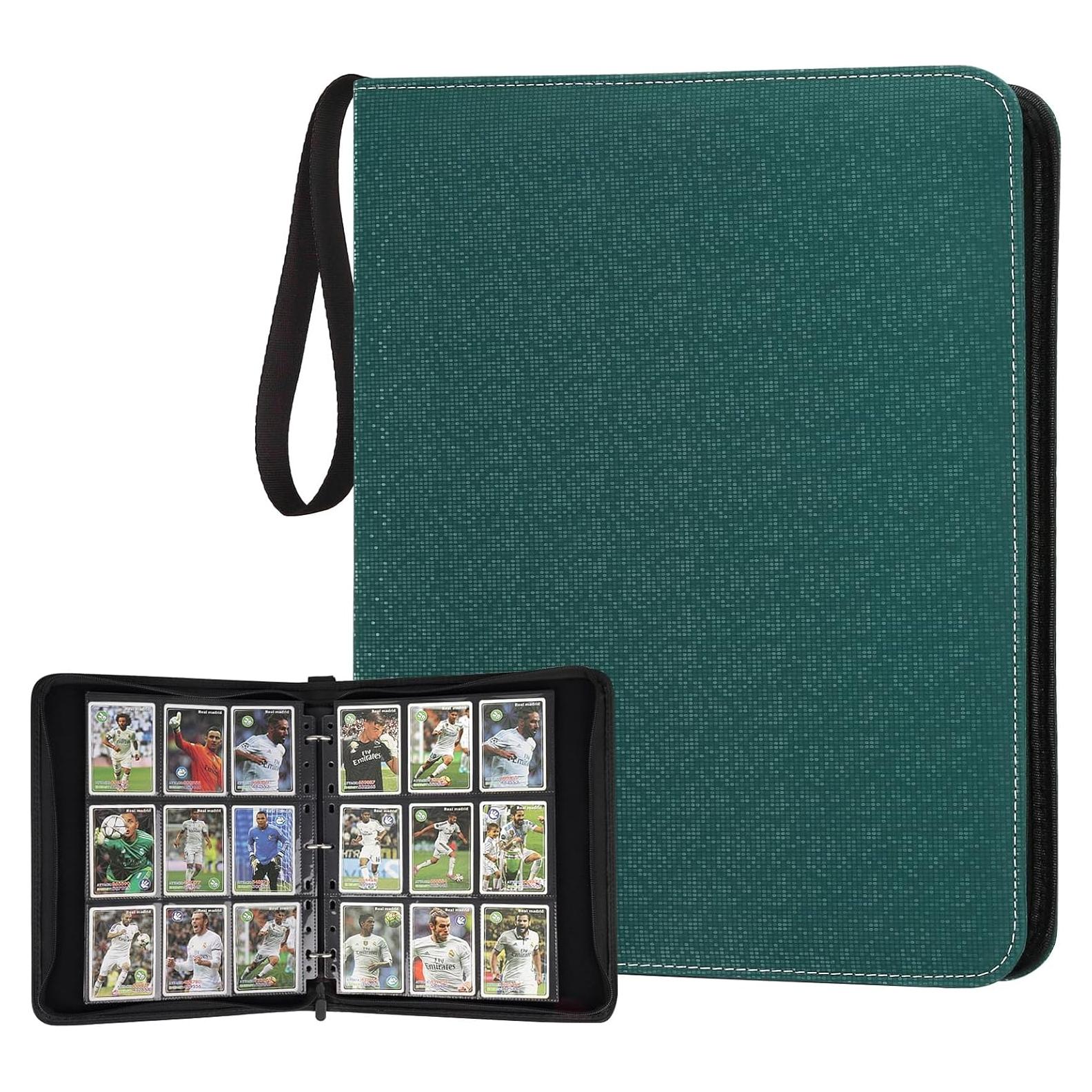 Carpeta de Tarjetas 9 Bolsillos TRADINGBINDER Verde Oscuro