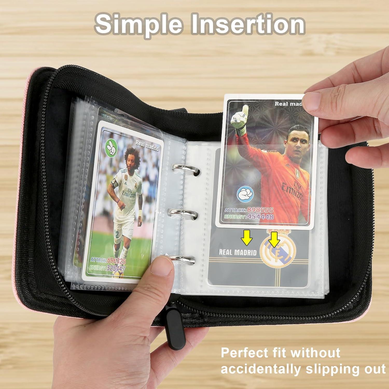 Carpeta de Tarjetas 1 Pocket TRBINDER Negra 80 Bolsillos