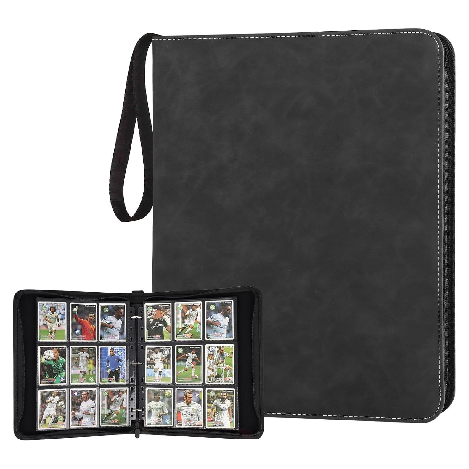 Carpeta de Tarjetas GERMUN 720 Bolsillos Impermeable Negra