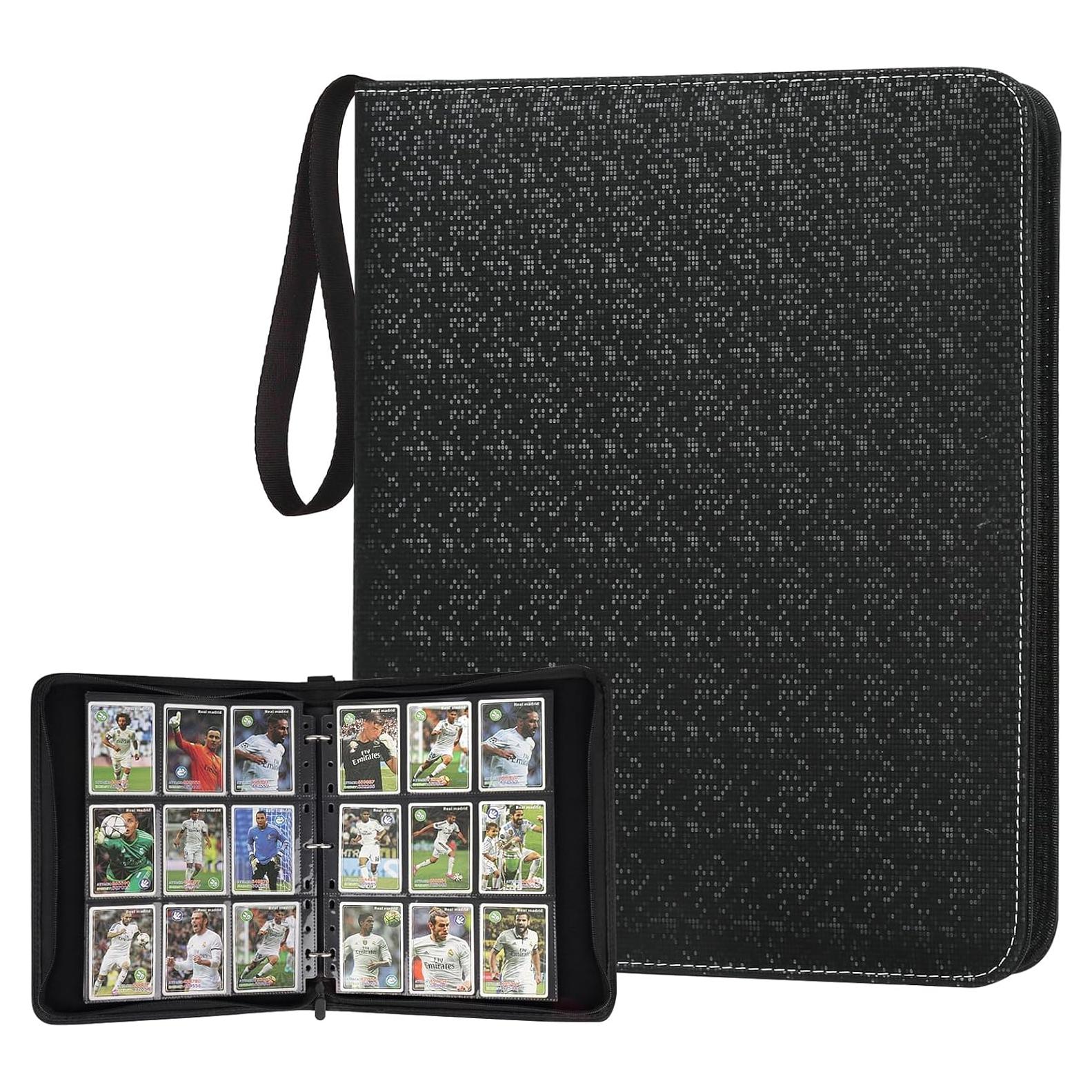 Carpeta de Tarjetas GERMUN 720 Bolsillos Impermeable Negra