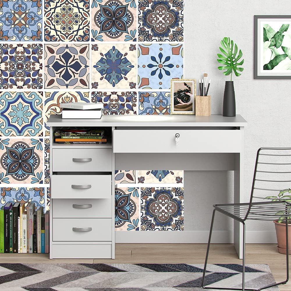 12 Azulejos Adhesivos Vinilo Didauser 15x15cm Decoración Hogar