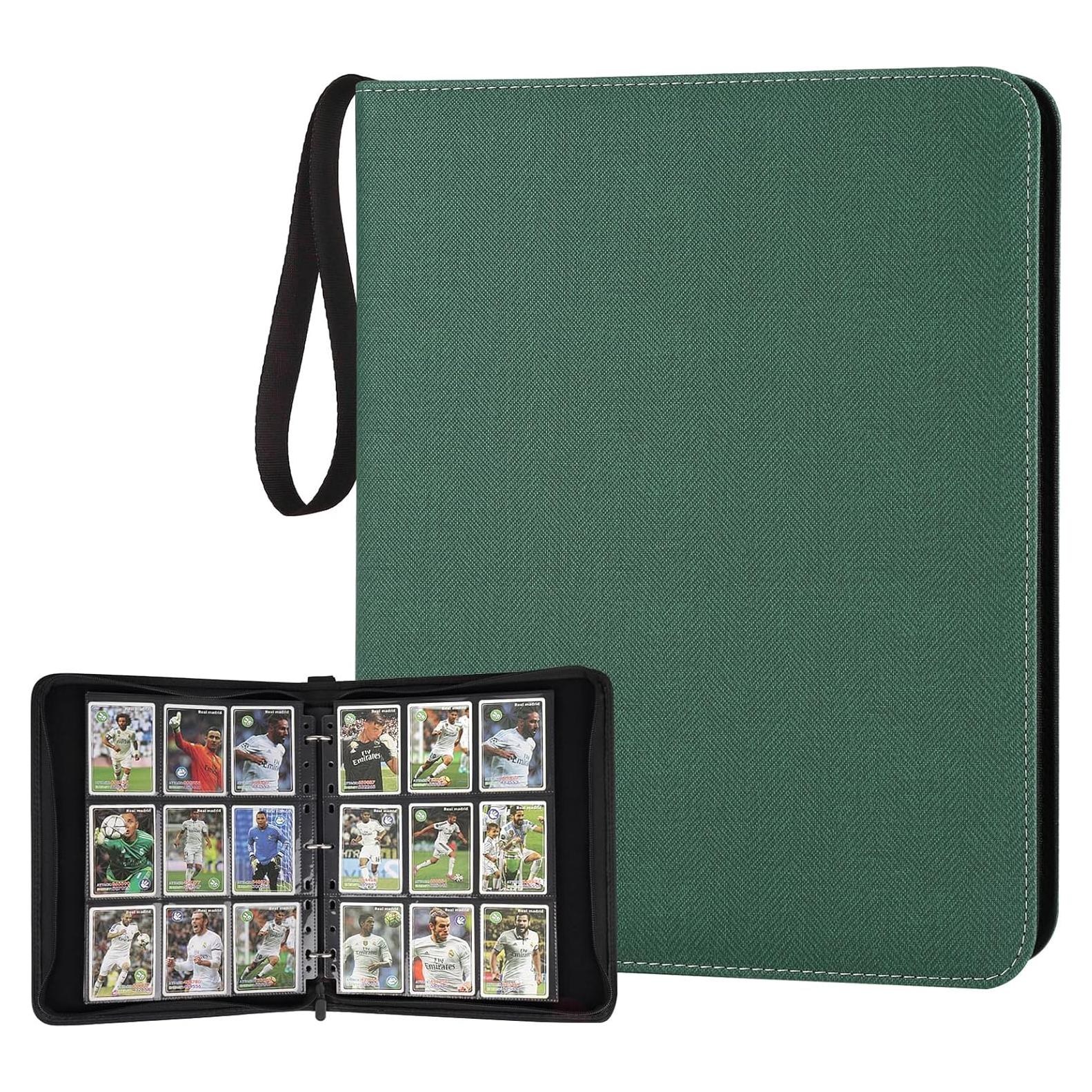Carpeta de Tarjetas TRADINGBINDER 720 Bolsillos Verde Oscuro