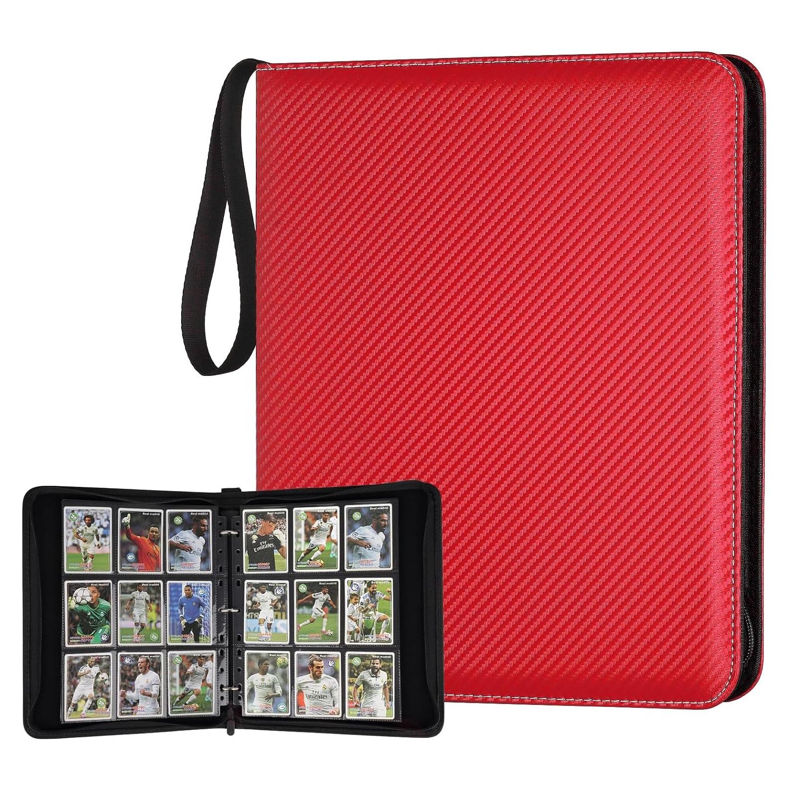Carpeta de Tarjetas 720 Bolsillos TRADINGBINDER Rojo